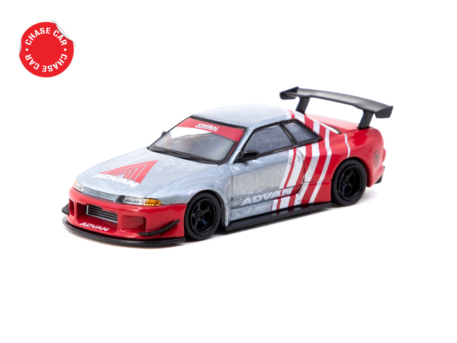 Tarmac Works 1/64 Nissan Skyline GT-R R32 Widebody Advan JCCS Special Edition Diecast Model Car - Perfect for Collectors, Display & Racing Enthusiasts