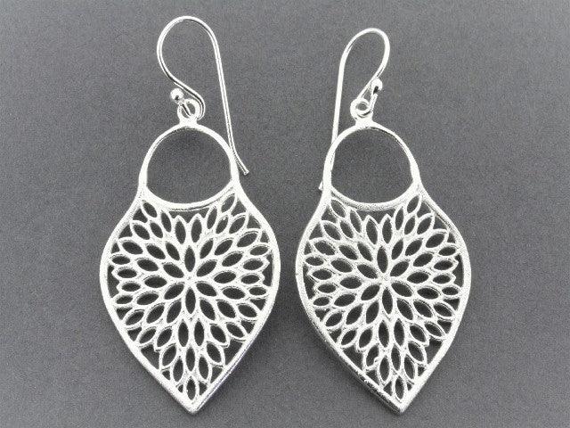 Mosaic Shield Earrings for Women - Handmade Boho Statement Jewelry - Perfect for Parties, Weddings & Everyday Wear