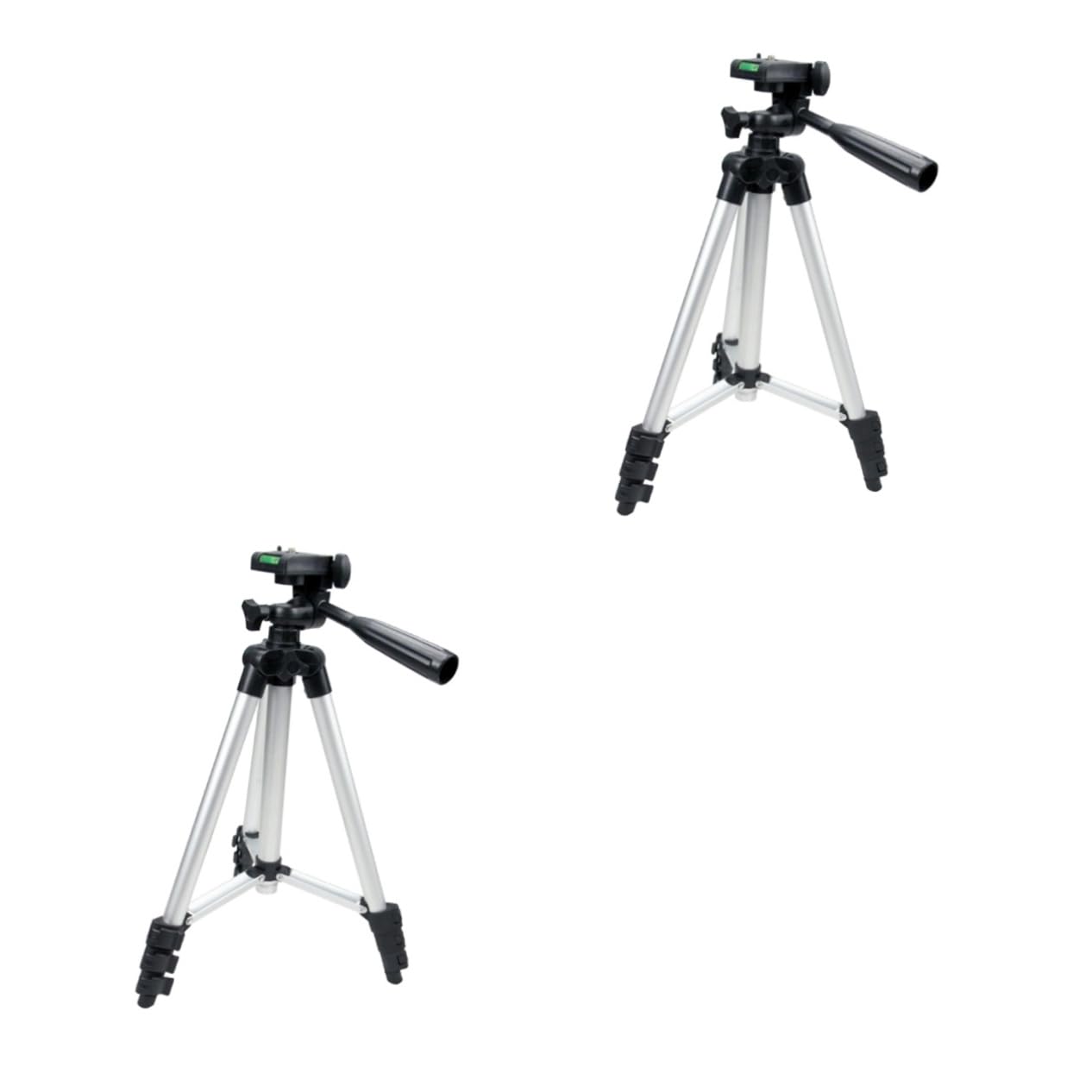 Hemobllo 2-Pack 360° Rotating Phone Stand & Tripod - Adjustable Phone Holder, DSLR Camera Tripod, Tablet Stand for Video Recording, Live Streaming, Vlogging, and Photography (Perfect for YouTube, TikTok, Instagram)