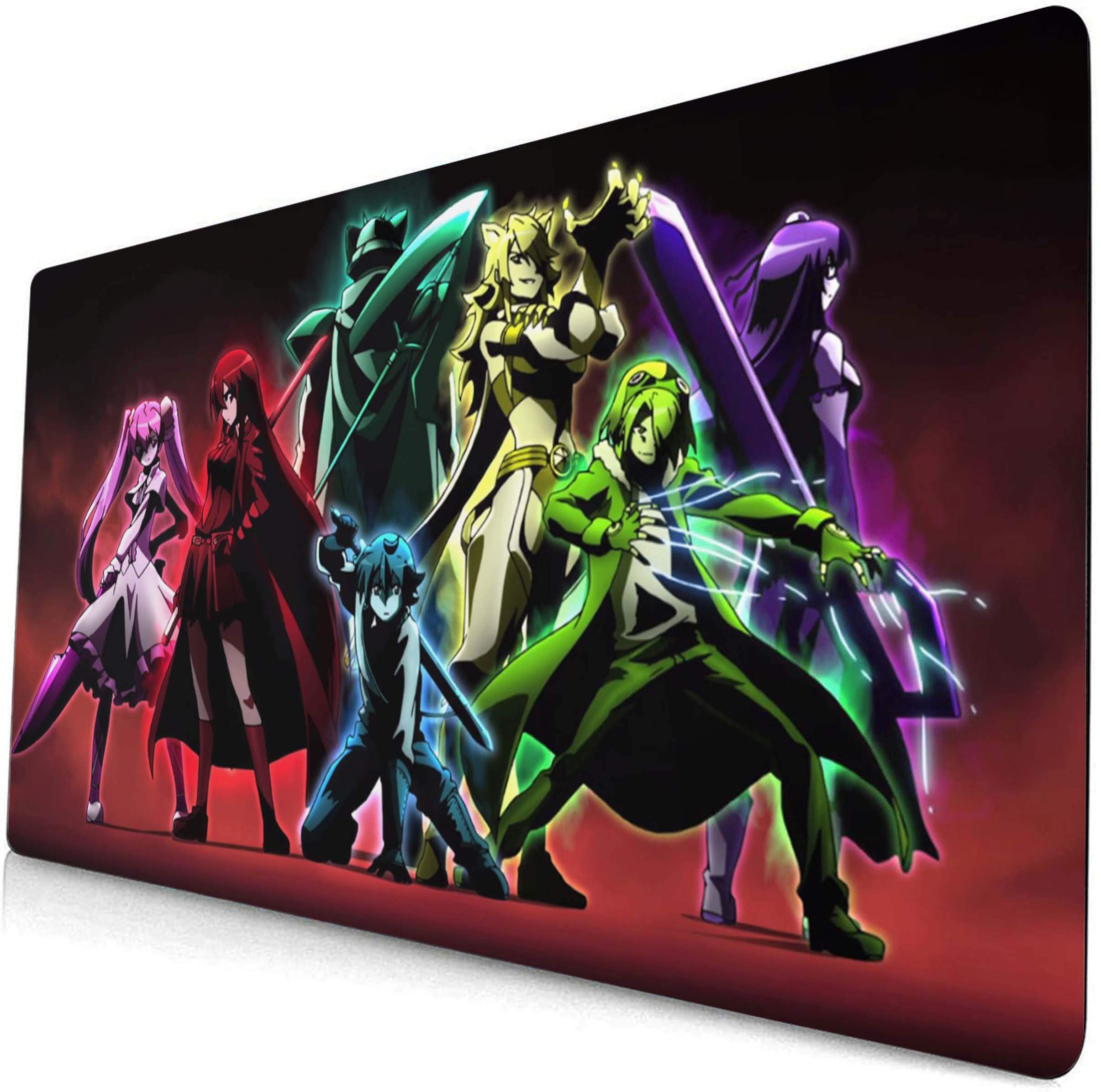 Premium Akame ga Kill! Anime Mouse Pad - Large Gaming Desk Mat for Computer & Keyboard, Featuring Esdeath & Night Raid - Non-Slip ESD Surface for PC, Laptop, Office & Gaming Setup
