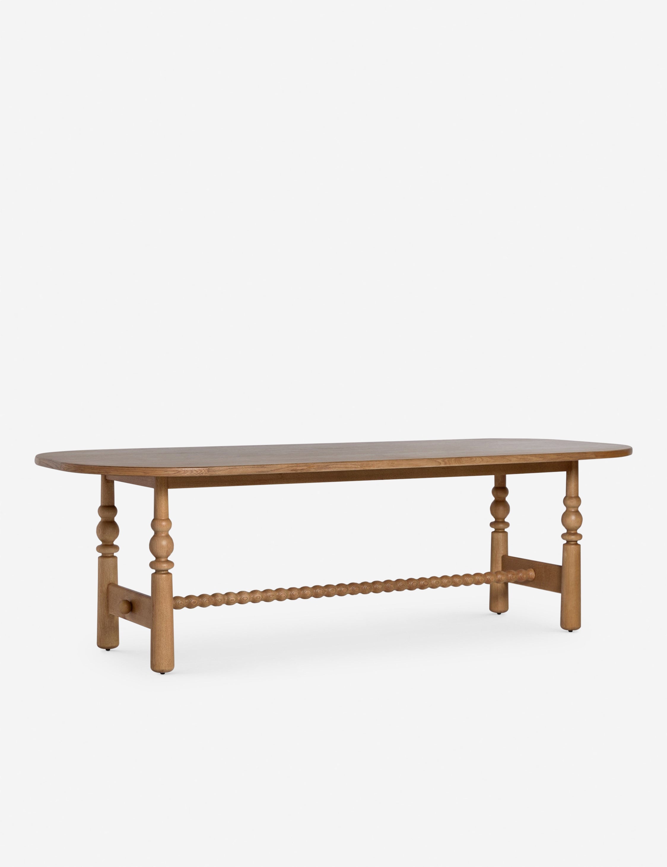Blume Oval Dining Table - Modern Wooden Kitchen Table for 6, Perfect for Dining Room & Small Spaces | Elegant Home Decor & Entertaining Furniture