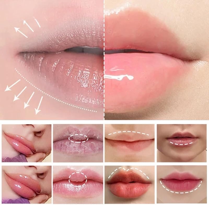 Collagen Lip Booster Plumping Serum with Hyaluronic Acid - Moisturizing Lip Enhancer for Fuller, Sexy Lips | Non-Irritating Formula Brightens, Reduces Pigmentation & Fades Fine Lines | Perfect for Daily Use, Special Occasions & Nighttime Lip Care Routine