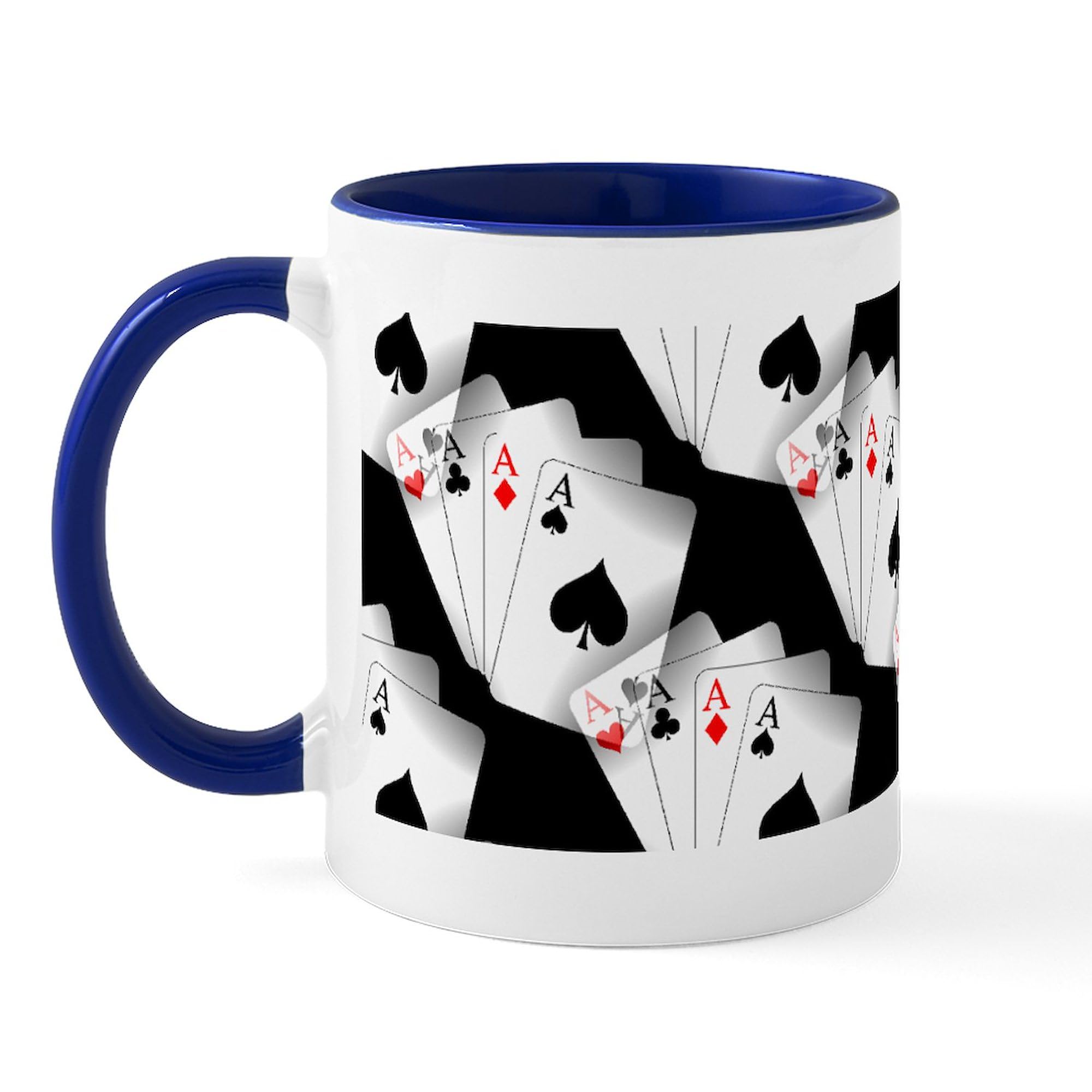 Poker Dreams 11 oz Ceramic Coffee Mug (325 ml) - Perfect for Poker Lovers, Game Nights & Office Use - Durable & Stylish Coffee Cup by CafePress
