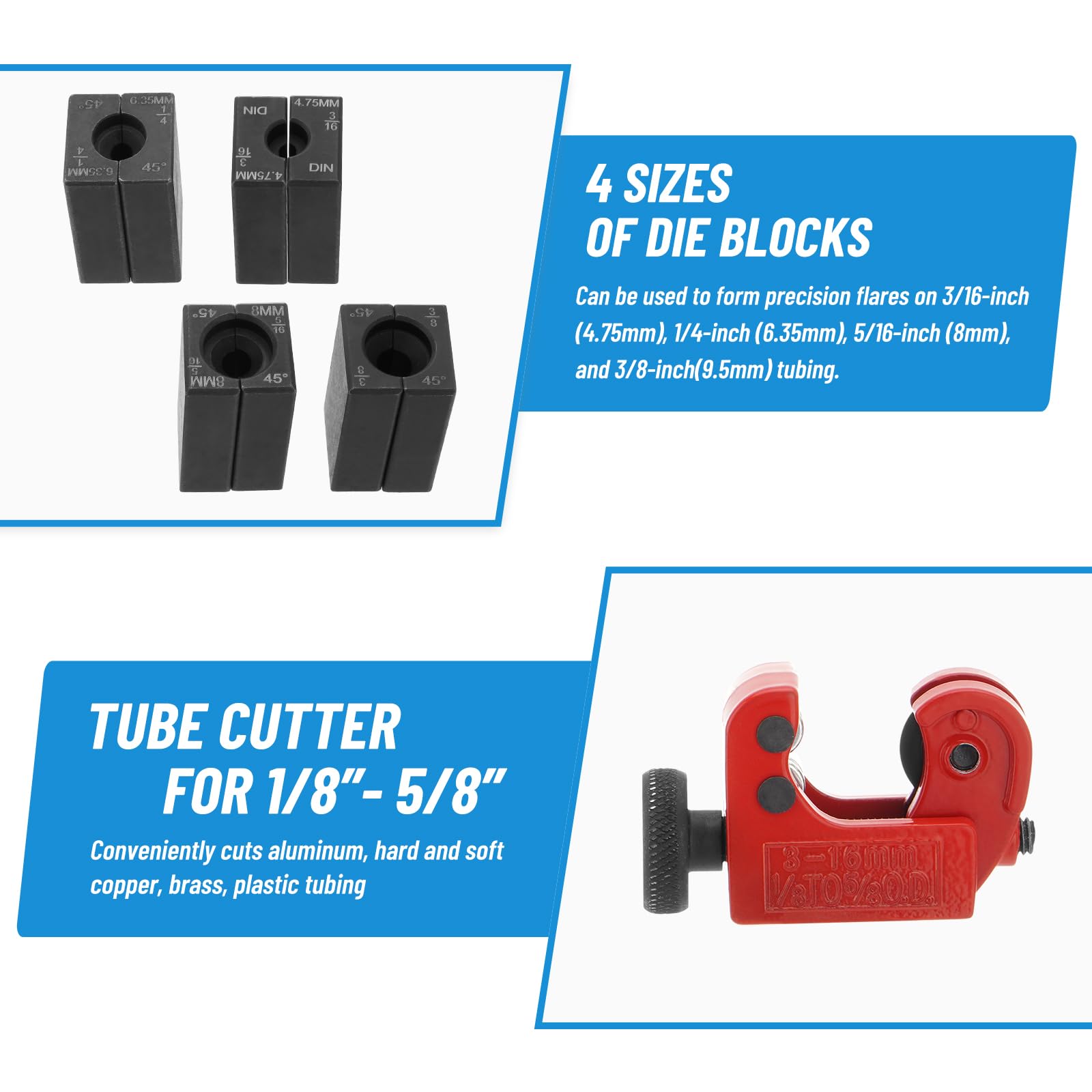 Professional Brake Line Flaring Tool Kit - 3/16