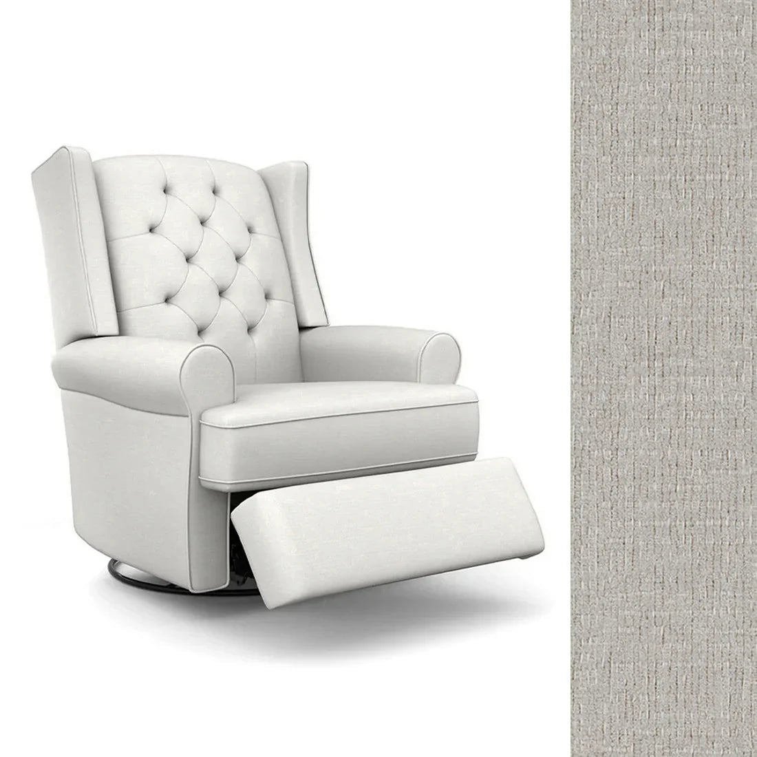 Best Finley Swivel Glider Recliner Chair - Comfortable Modern Living Room Seating for Relaxing, Nursing & Reading