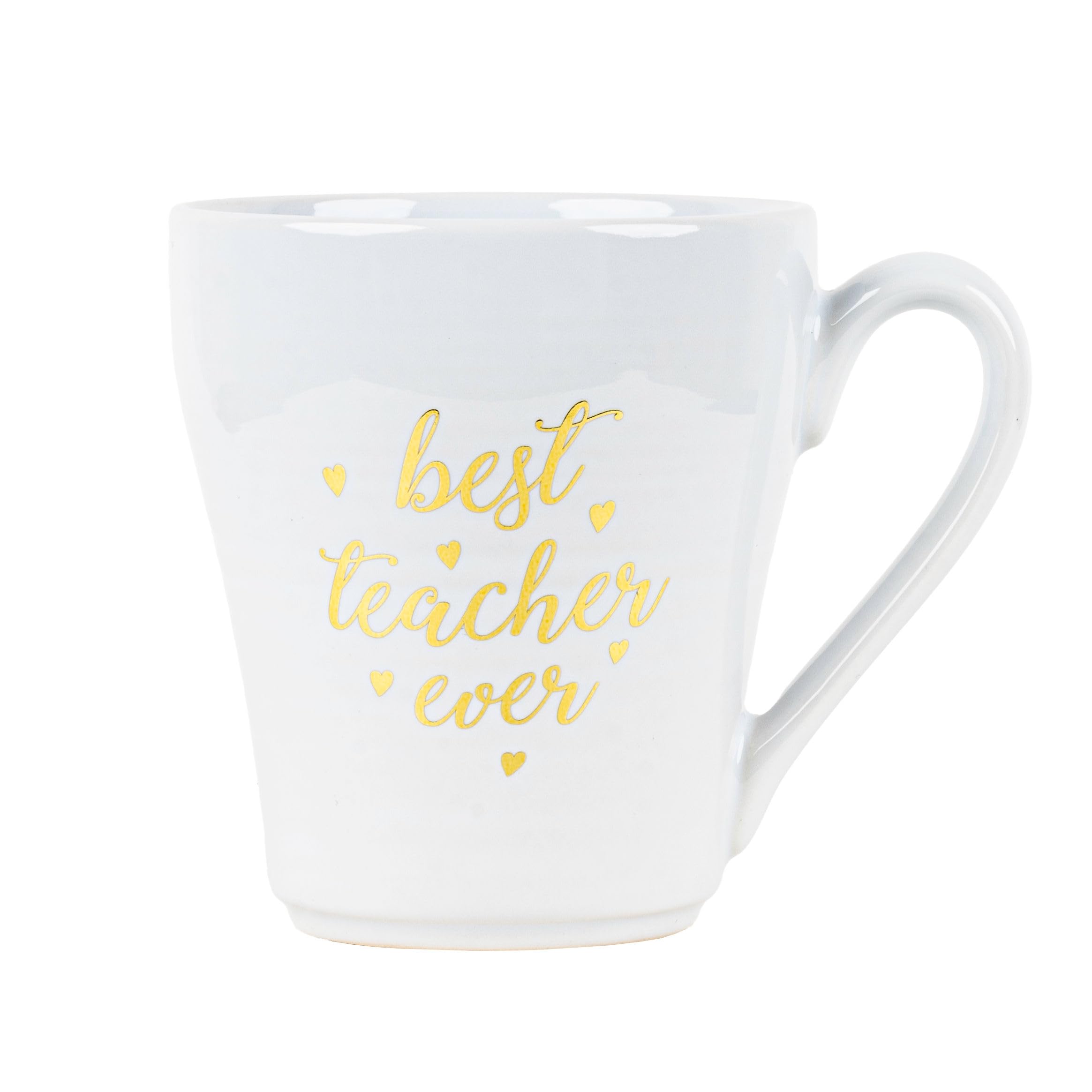 Heart Teacher Appreciation Gift Set - Coffee Mug, Notepad & Pen for Women Educators - Perfect Thank You Gift for Teachers