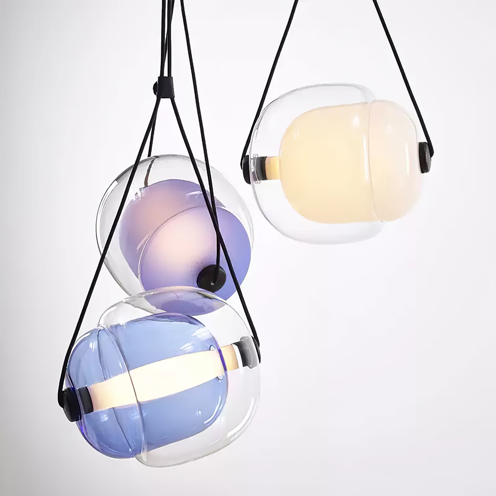 Elegant Cello Glass Pendant Light - Modern Hanging Chandelier for Dining Room, Kitchen Island & Bedroom Decor