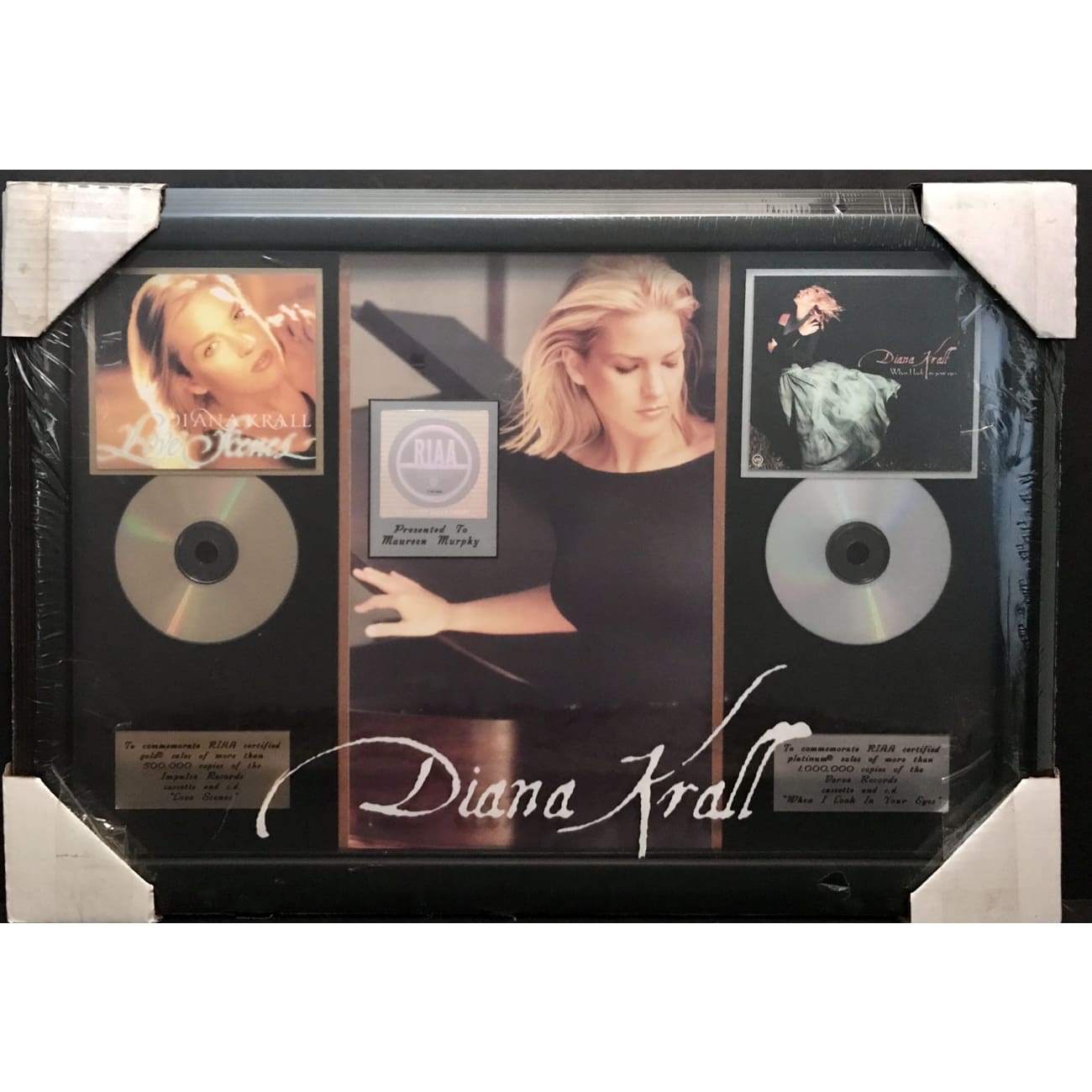 Diana Krall When I Look In Your Eyes & Love Scenes CD - RIAA Award Winning Jazz Album - Brand New Sealed - Perfect for Relaxing Evenings & Romantic Date Nights