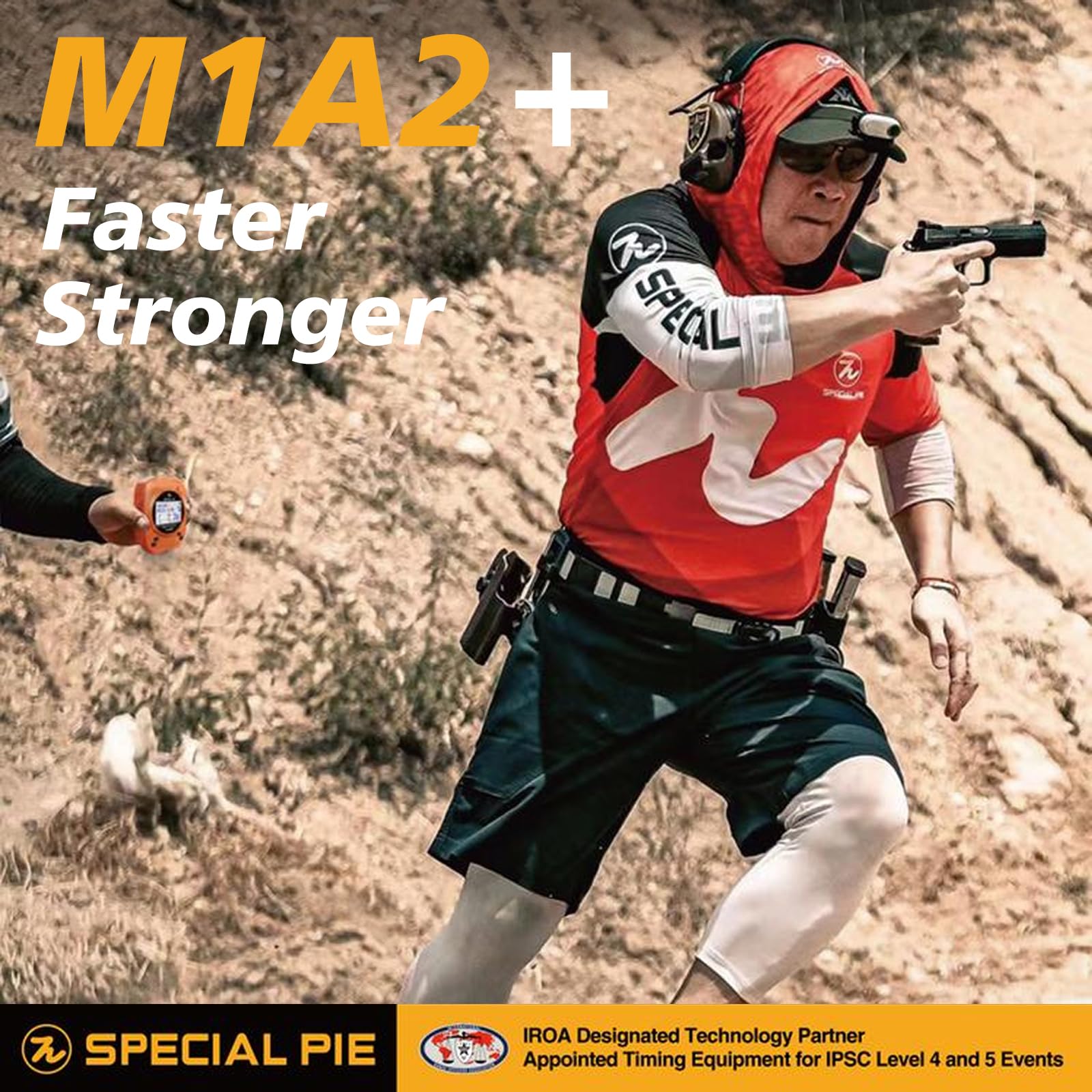 Professional Shot Timer for Firearms Training - Loud Buzzer Shooting Timer with Belt Clip | Perfect for USPSA, IPSC, IDPA Competitions & Range Practice | Improve Shooting Accuracy & Speed