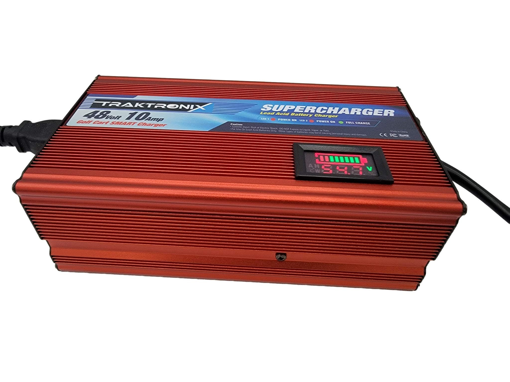 48V EZGO RXV & TXT Golf Cart Battery Charger - Supercharger for Fast Charging | Perfect for Golf Courses, Resorts & Home Use