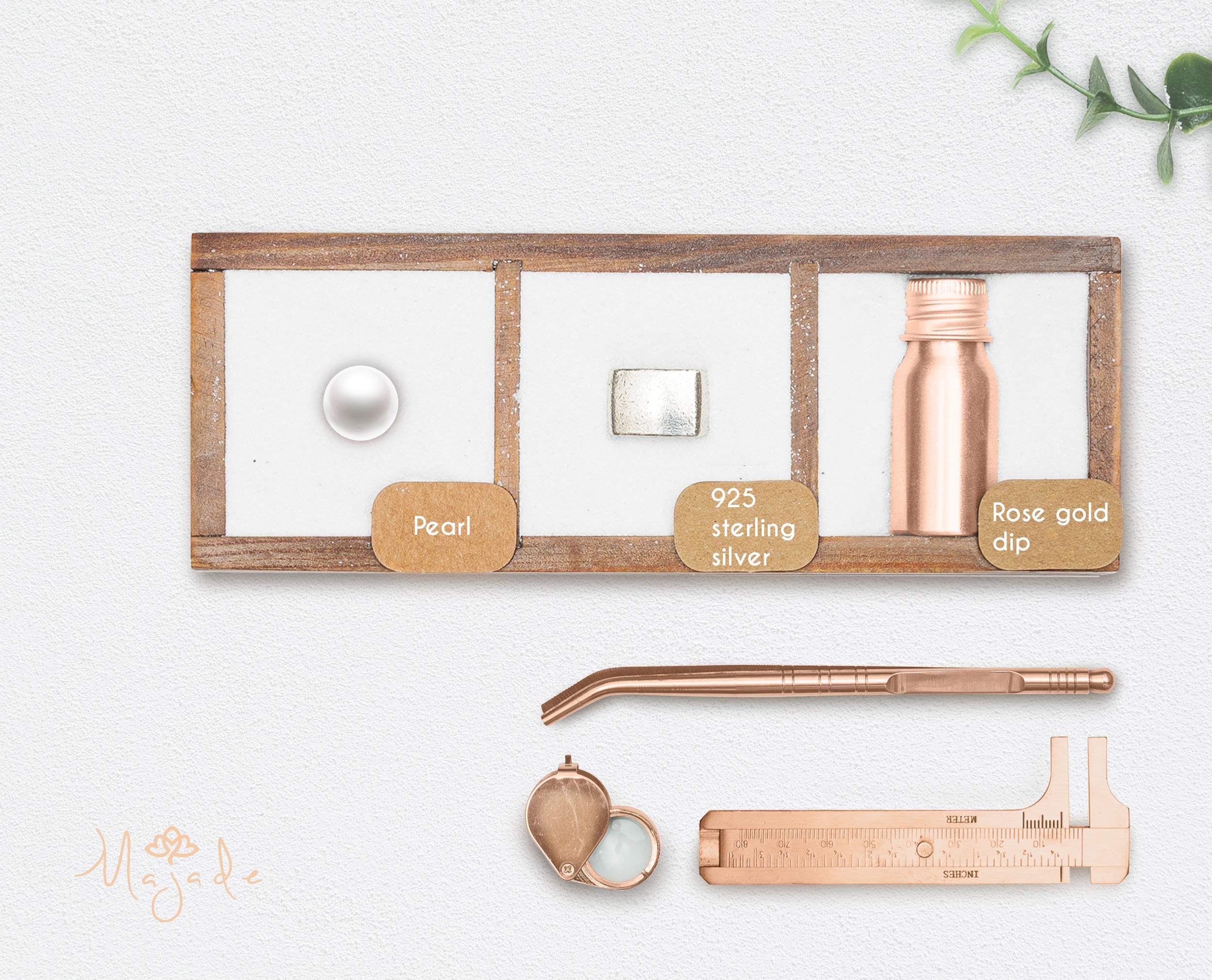 Personalized Engraved Akoya Pearl Necklace - Rose Gold Tone Amphora Vase Pendant Jewelry for Women, Gift for Mom, Bridesmaid, Anniversary | Elegant Necklace for Weddings, Parties & Special Occasions