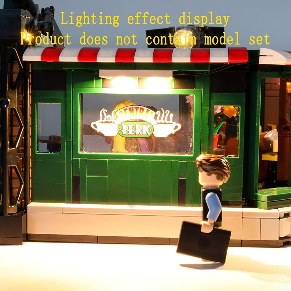 GEAMENT Friends Central Perk TV Series LED Light Kit - Compatible with Lego Ideas 21319 Building Set (Bricks Not Included) - Perfect for Lego Display & Nighttime Room Decor