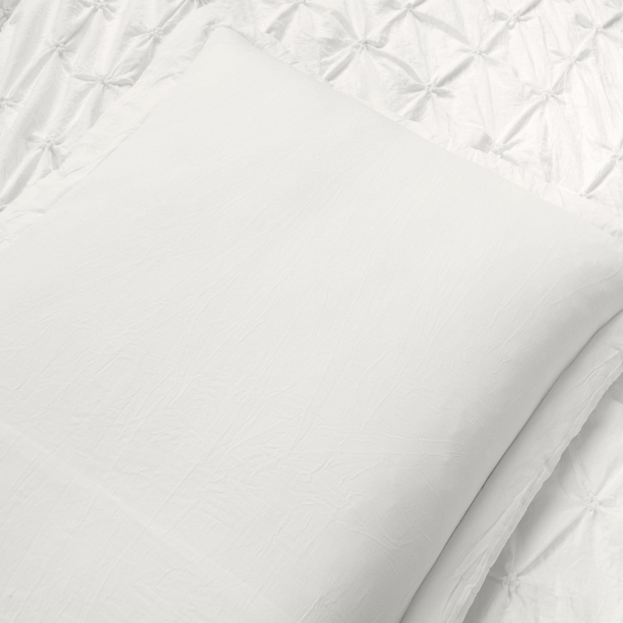 Ravello Pintuck 3-Piece Duvet Cover Set - Soft Luxury Bedding for Master & Guest Bedrooms - Perfect for Modern & Traditional Home Decor