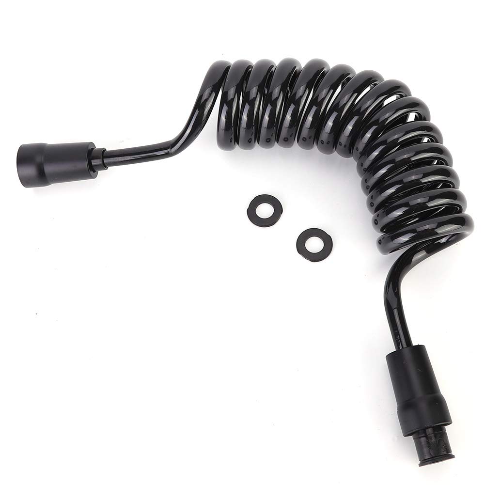 Flexible Stainless Steel Telescopic Shower Hose Replacement - Extendable Bathroom Handheld Shower Head & Bidet Sprayer Hose - Perfect for Bathroom Renovation, RV, and Pet Washing