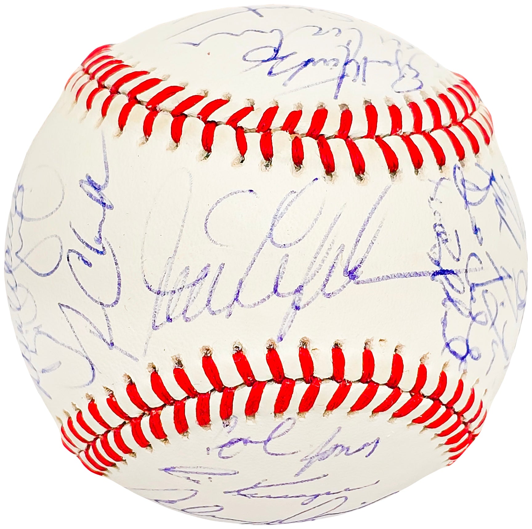 1991 Seattle Mariners Team Signed Official AL Baseball - 31 Authentic Autographs - Collectible MLB Memorabilia - Perfect for Sports Fans, Memorabilia Collectors, and Baseball Enthusiasts - Great Gift for Birthdays, Anniversaries, and Display in Man Caves or Sports Bars