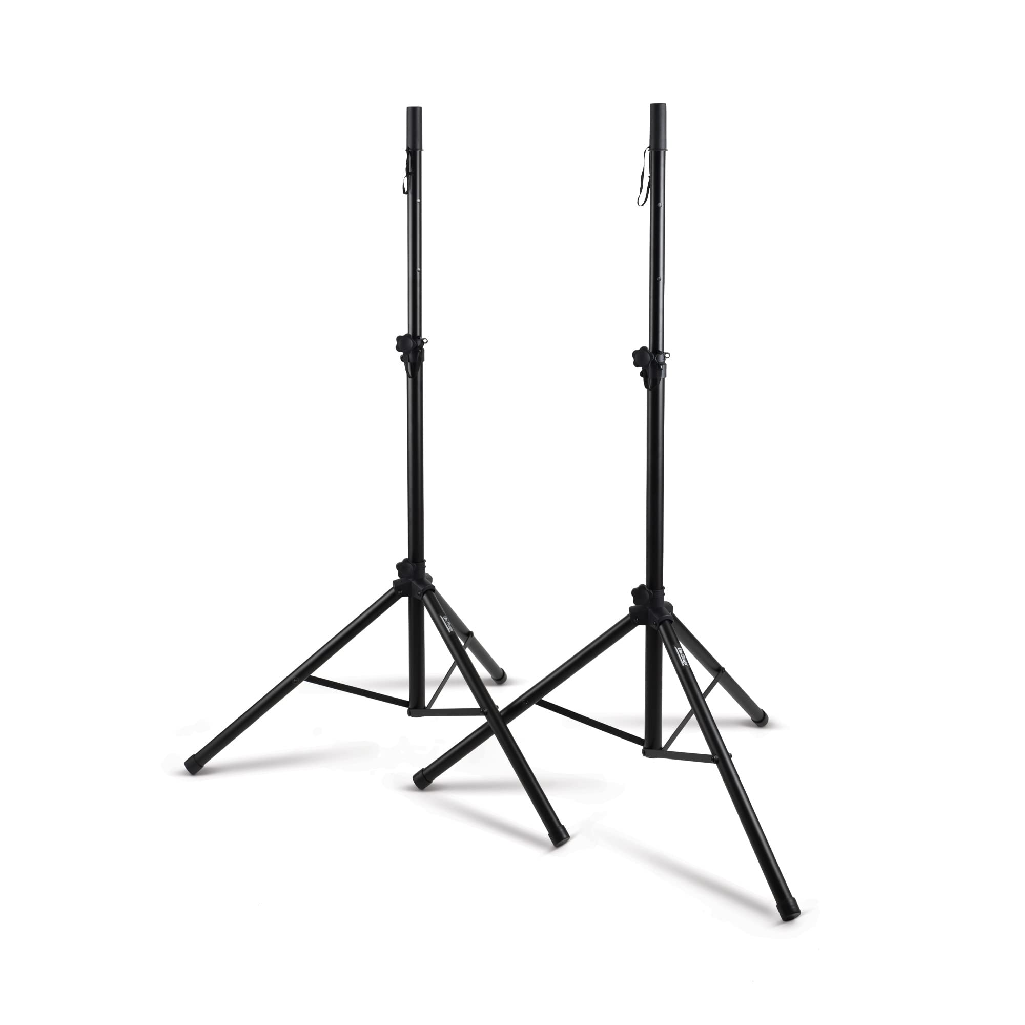 On-Stage SSP7900 Heavy Duty Aluminum Speaker Stands - Pair of Adjustable Folding Tripod Stands with 1 3/8