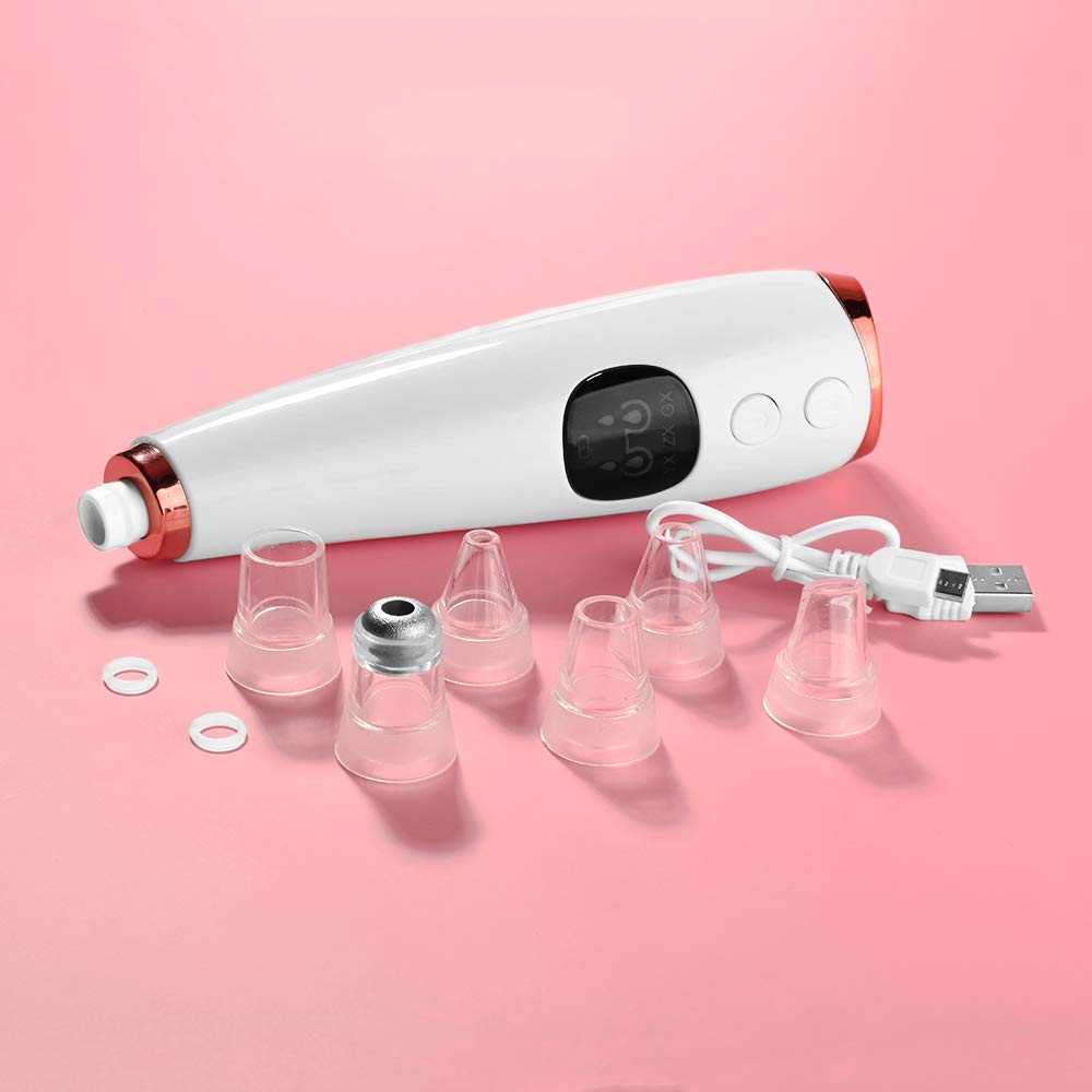 ATOMUS Electric Blackhead Remover Vacuum Tool - Professional Facial Pore Cleaner for Acne & Black Spots Removal - Skin Care Deep Cleaning Machine Kit for Home Spa & Beauty Routine