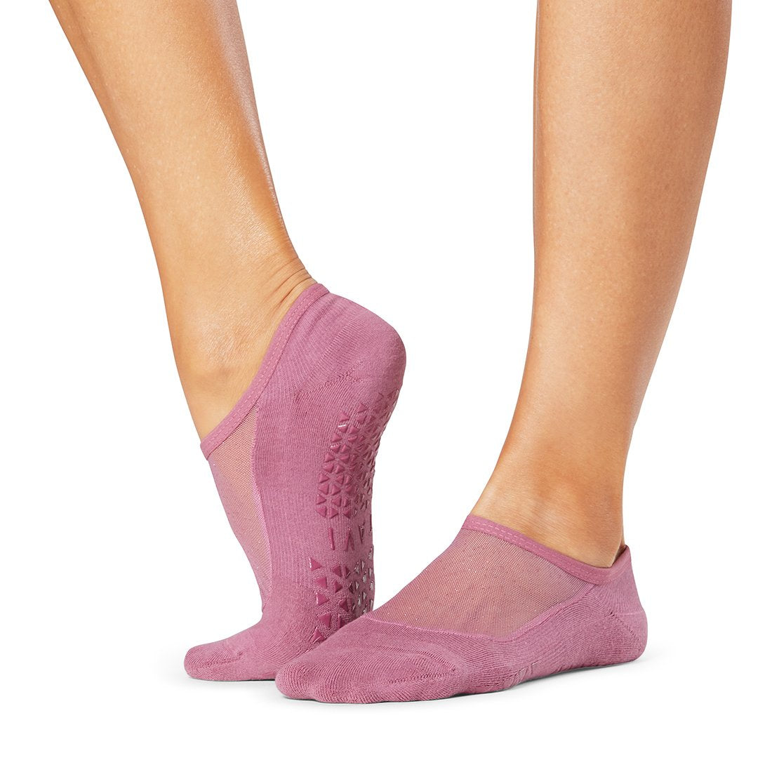 Tavi Noir Maddie Grip Socks - Non-Slip Yoga Socks for Women, Pilates, Barre & Workout - Breathable Cotton Blend with Arch Support & Toe Grip