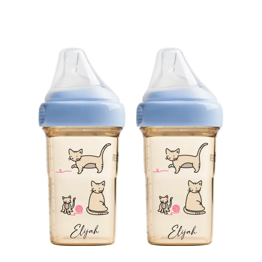 Hegen Baby Bottle - Customizable & Personalized Feeding Solution for Newborns & Infants - Perfect for Daycare, Travel, and On-the-Go Parents
