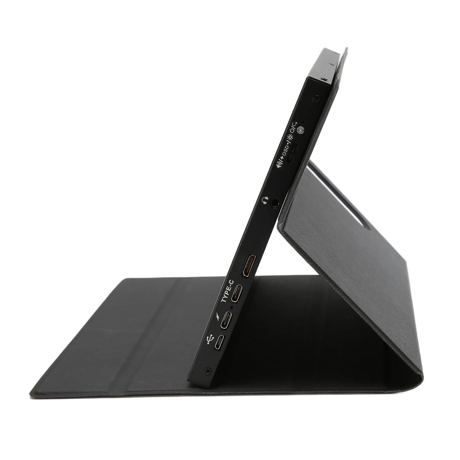 11.6 Inch Portable Travel Monitor with USB-C & 100-240V Power - Ultra Slim HDMI Display for Laptop, Gaming & Business (European Plug) - Perfect for Remote Work, Gaming On-The-Go & Business Presentations