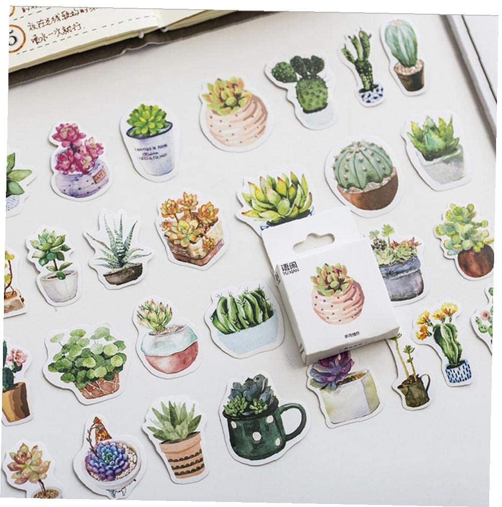 50pcs Mini Kawaii Stickers for DIY Crafts, Scrapbooking, Journals & Planners - Cute Durable Paper Decorative Stickers for Kids, Bullet Journals & Gift Wrapping