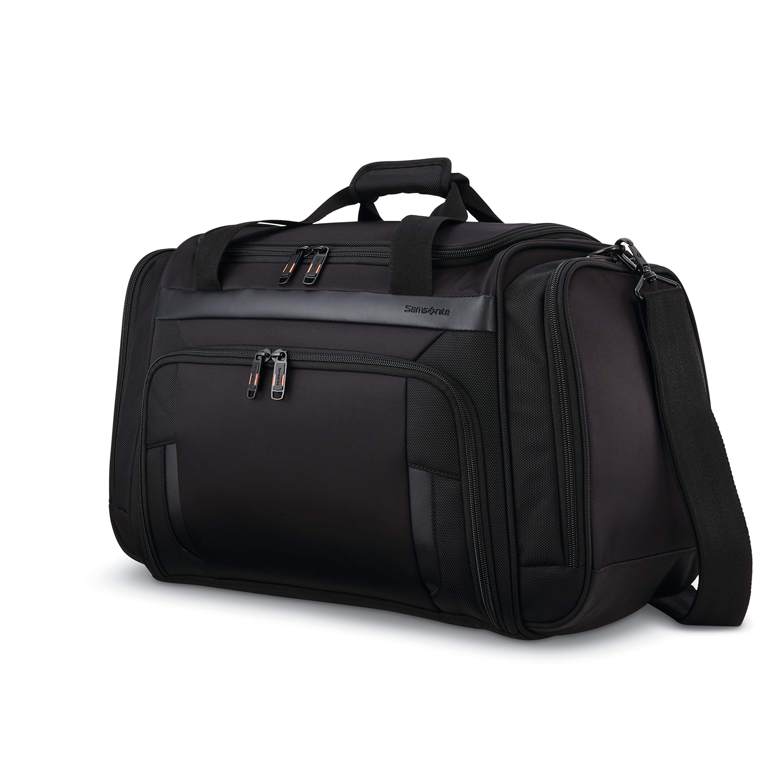 Samsonite Pro Softside Duffel Bag - Large Black Travel Duffel for Gym, Sports & Weekend Trips - Durable Carry-On Luggage with Multiple Pockets