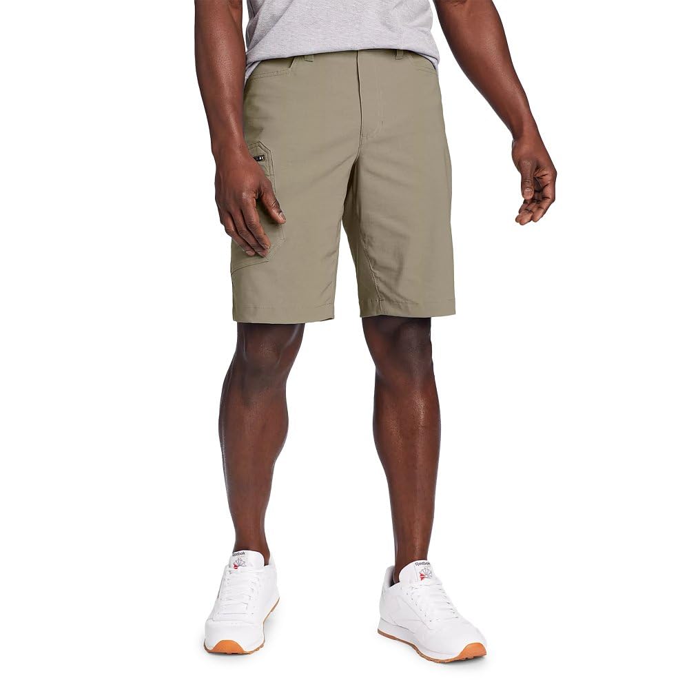 Eddie Bauer Men's Rainier Quick-Dry Hiking Shorts - Lightweight, Water-Resistant & Breathable for Outdoor Adventures, Camping & Travel