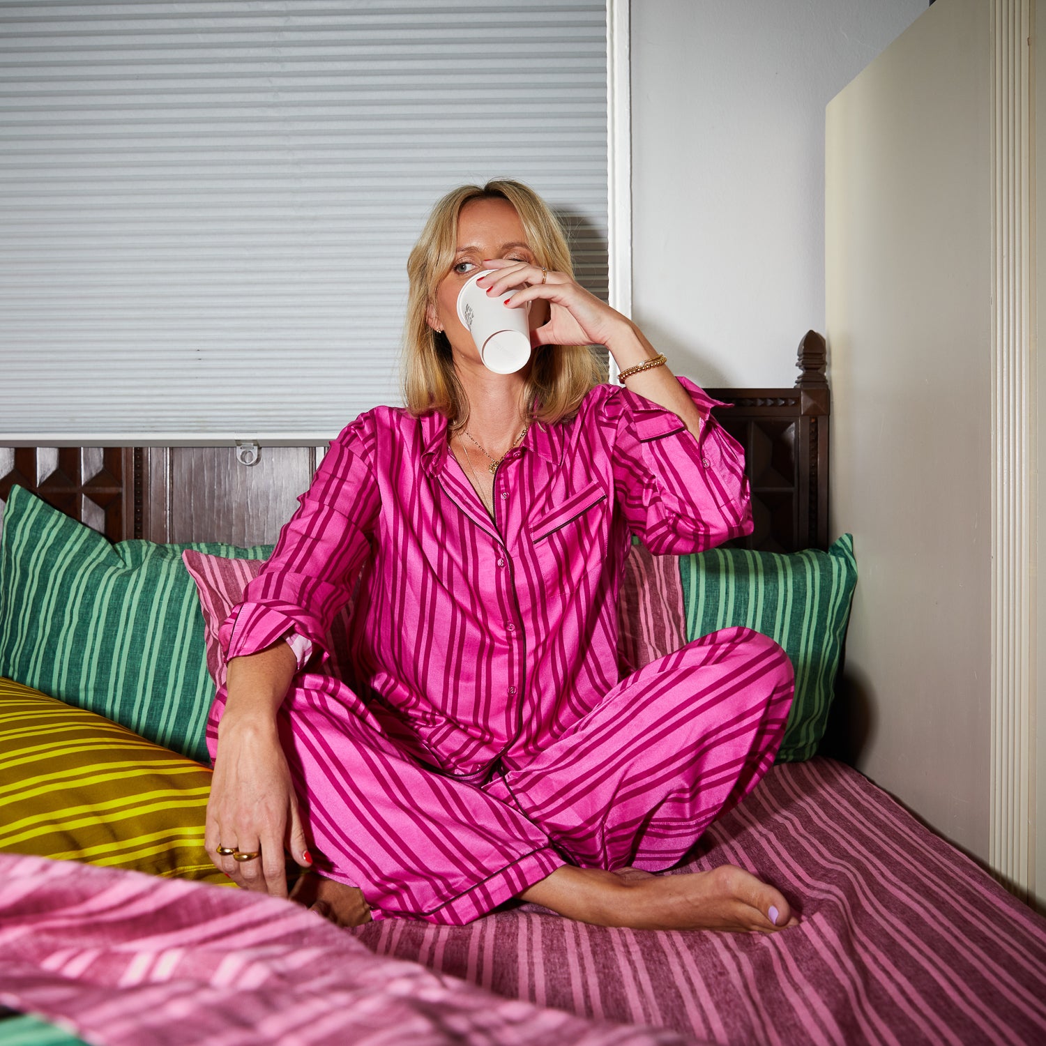Taylor Women's Soft Cotton Pajama Set - Cozy Sleepwear for Relaxing at Home & Lounging