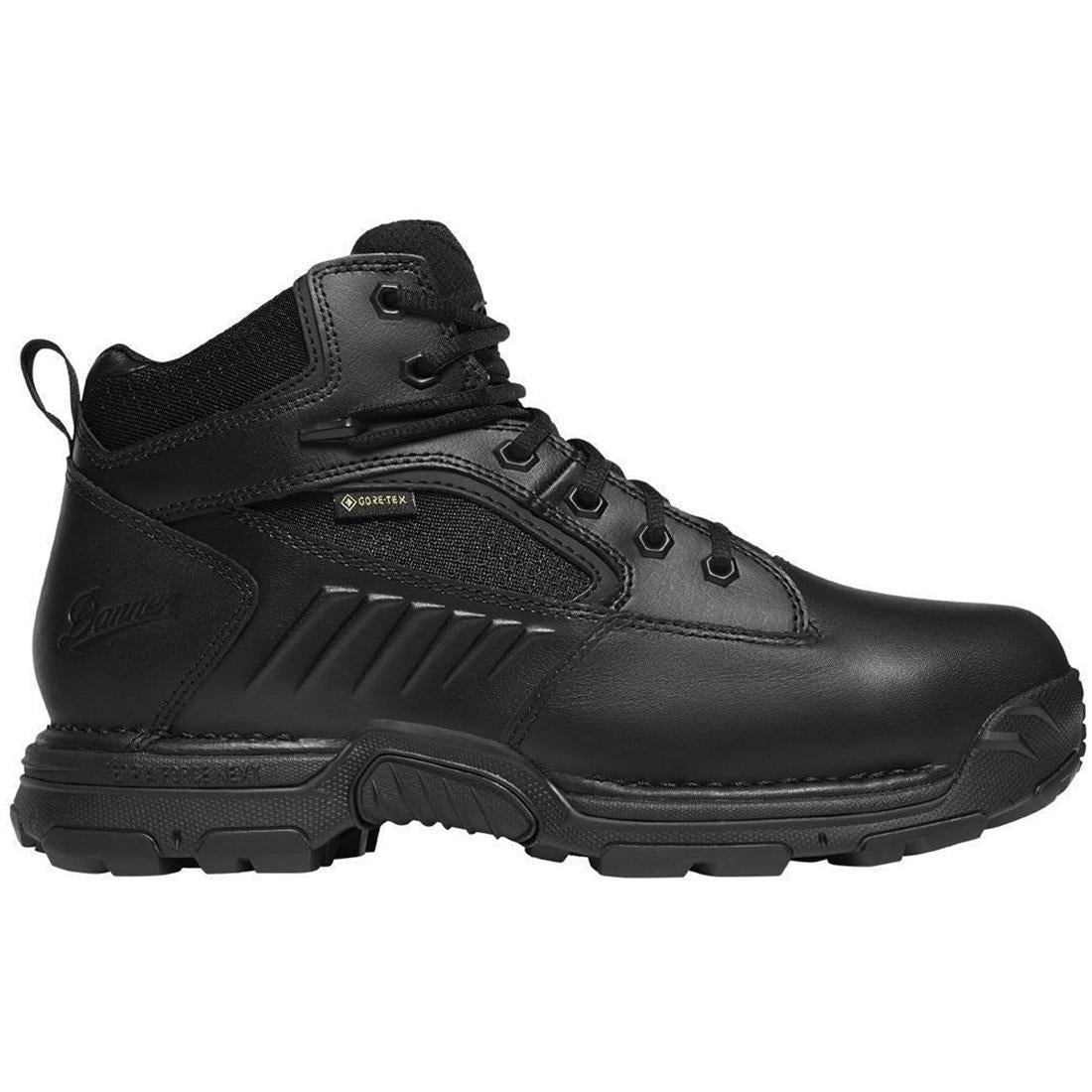 StrikerBolt 4.5 Tactical Boots for Men - Black Military & Work Boots - Waterproof, Slip Resistant, Comfortable for Outdoor, Hiking, Construction & Security Work