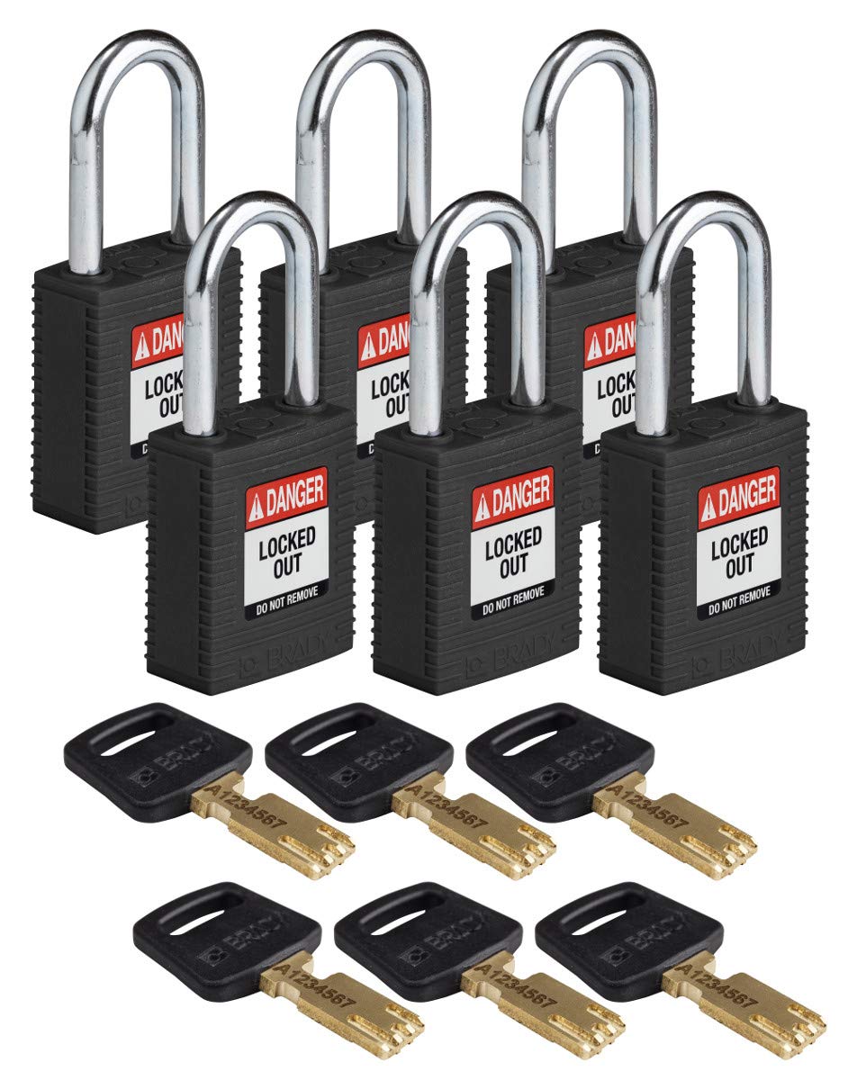 Brady SafeKey Lockout Padlock - 1.5