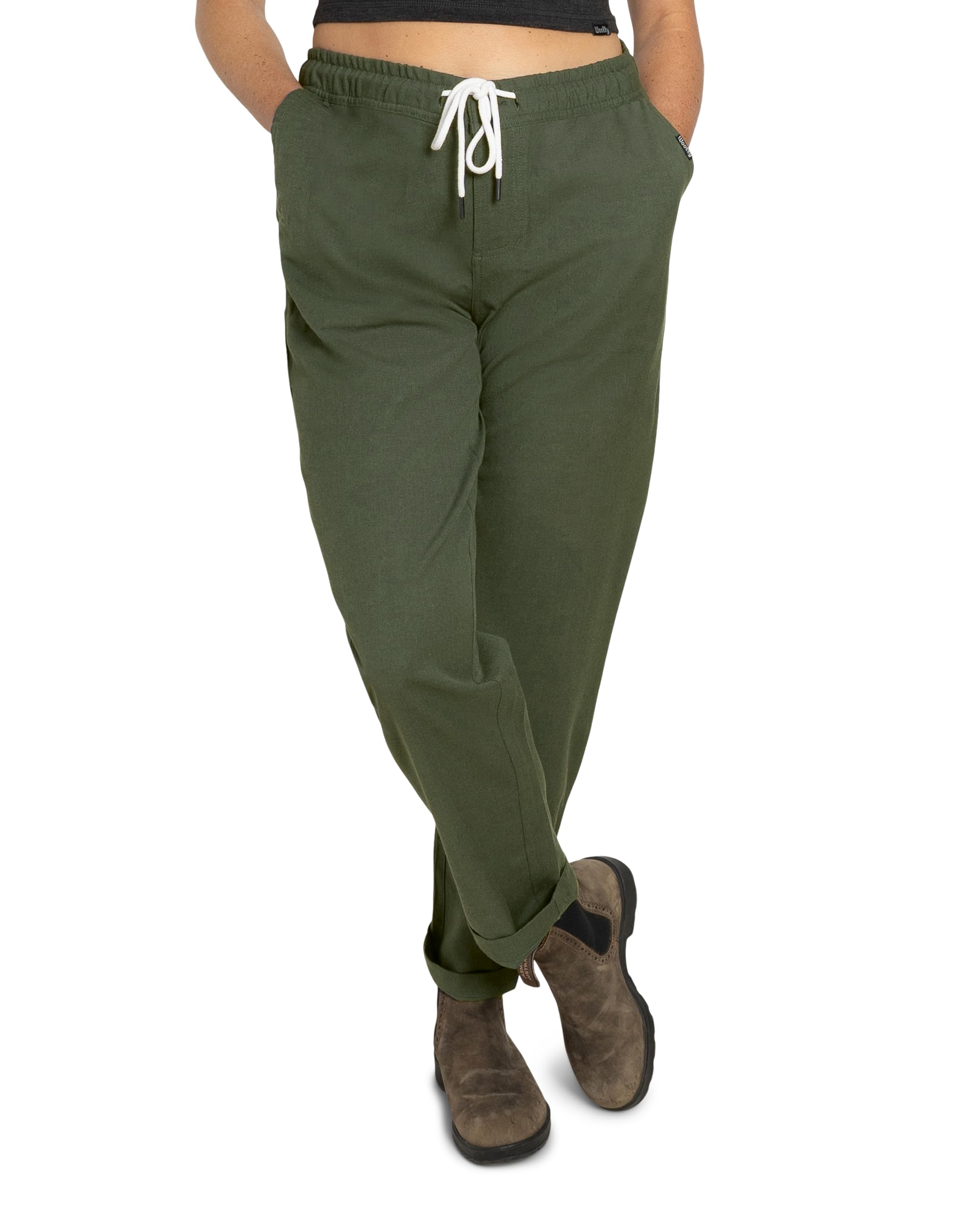 Women's Merino Wool Travel Pants - Soft & Breathable Longhaul Weekender Trousers for Airplane, Road Trips & Casual Outings