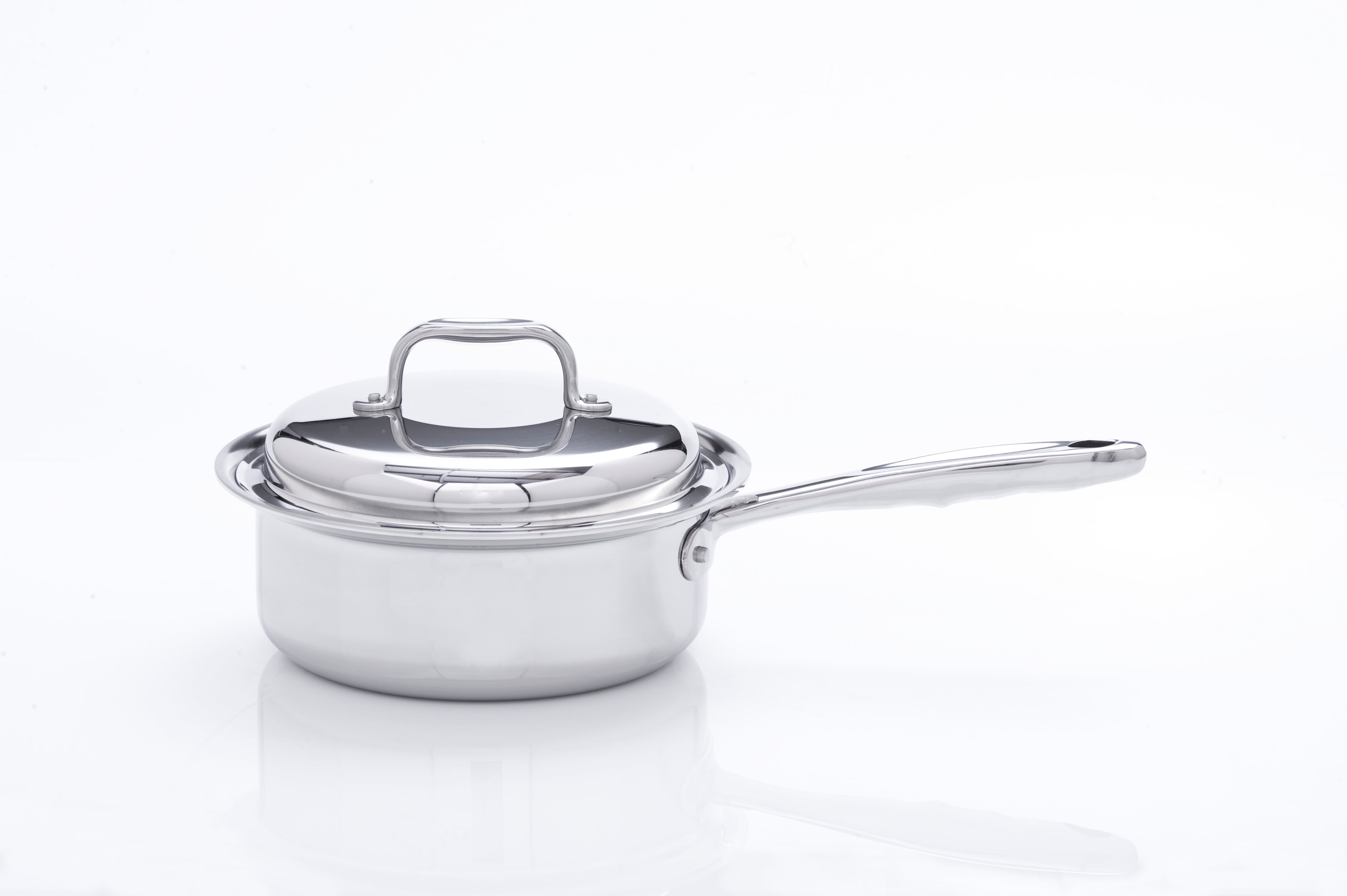 2 Quart Saucepan with Lid - Nonstick Cooking Pot with Glass Cover - Perfect for Boiling, Simmering & Cooking Soups, Pasta & Sauces