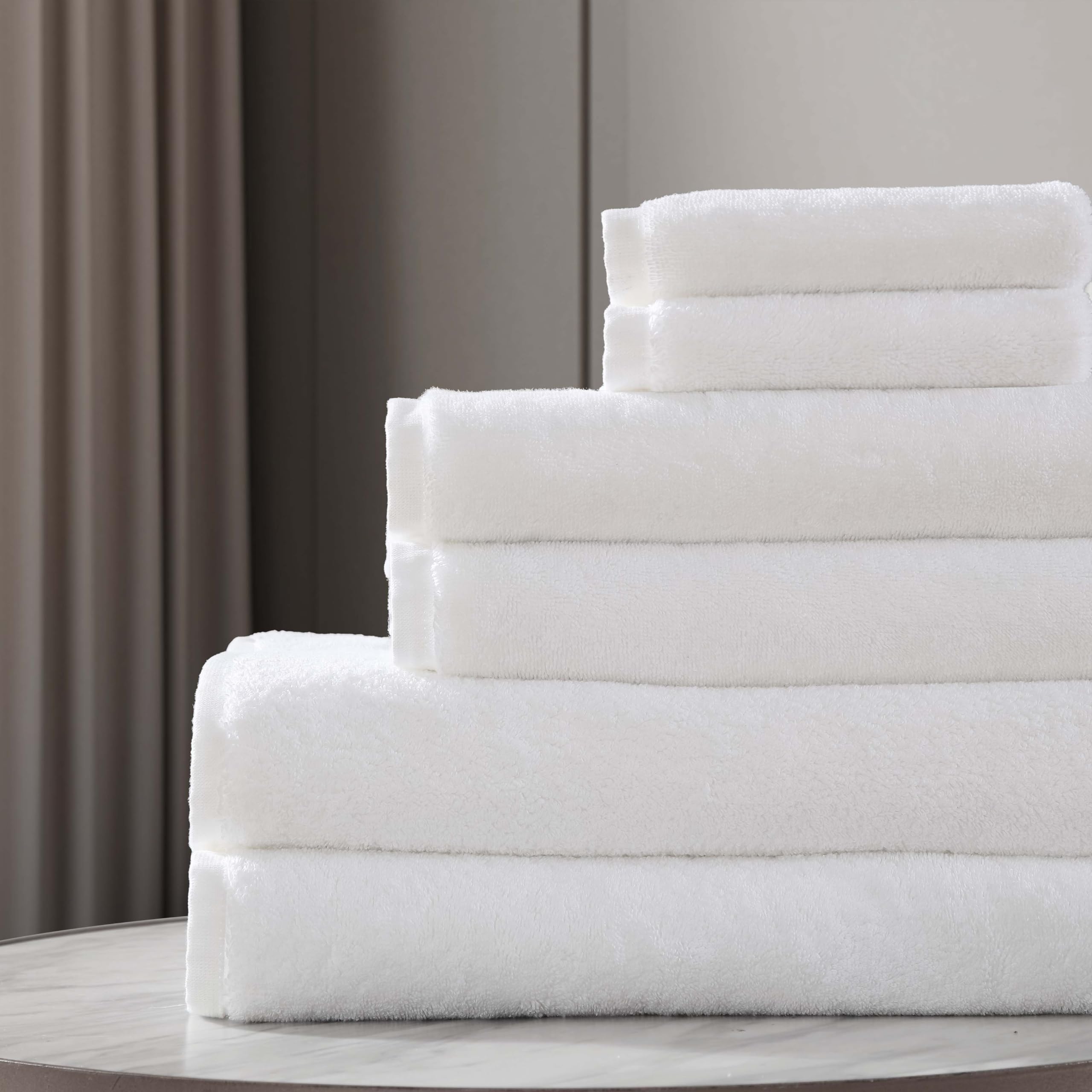 Pure Parima Superior Egyptian Cotton Bath Towels - Ultra Soft & Plush Luxury Bathroom Essentials for Spa, Shower & Guest Use | Extra Thick & Absorbent Bath Sheets for Home, Apartment & Hotel