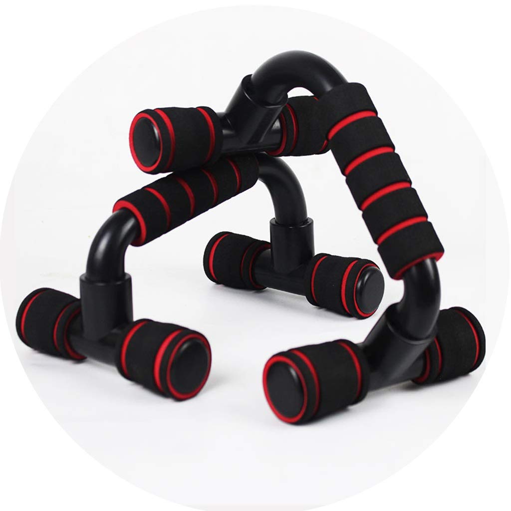 Premium I-Shaped Push Up Bars for Men - Ergonomic Push-Up Support Handles for Chest, Arm & Shoulder Workout - Non-Slip Grip Fitness Equipment for Home Gym Training (Black, 21x14x12cm) - Perfect for Strength Training & Muscle Building at Home or Gym