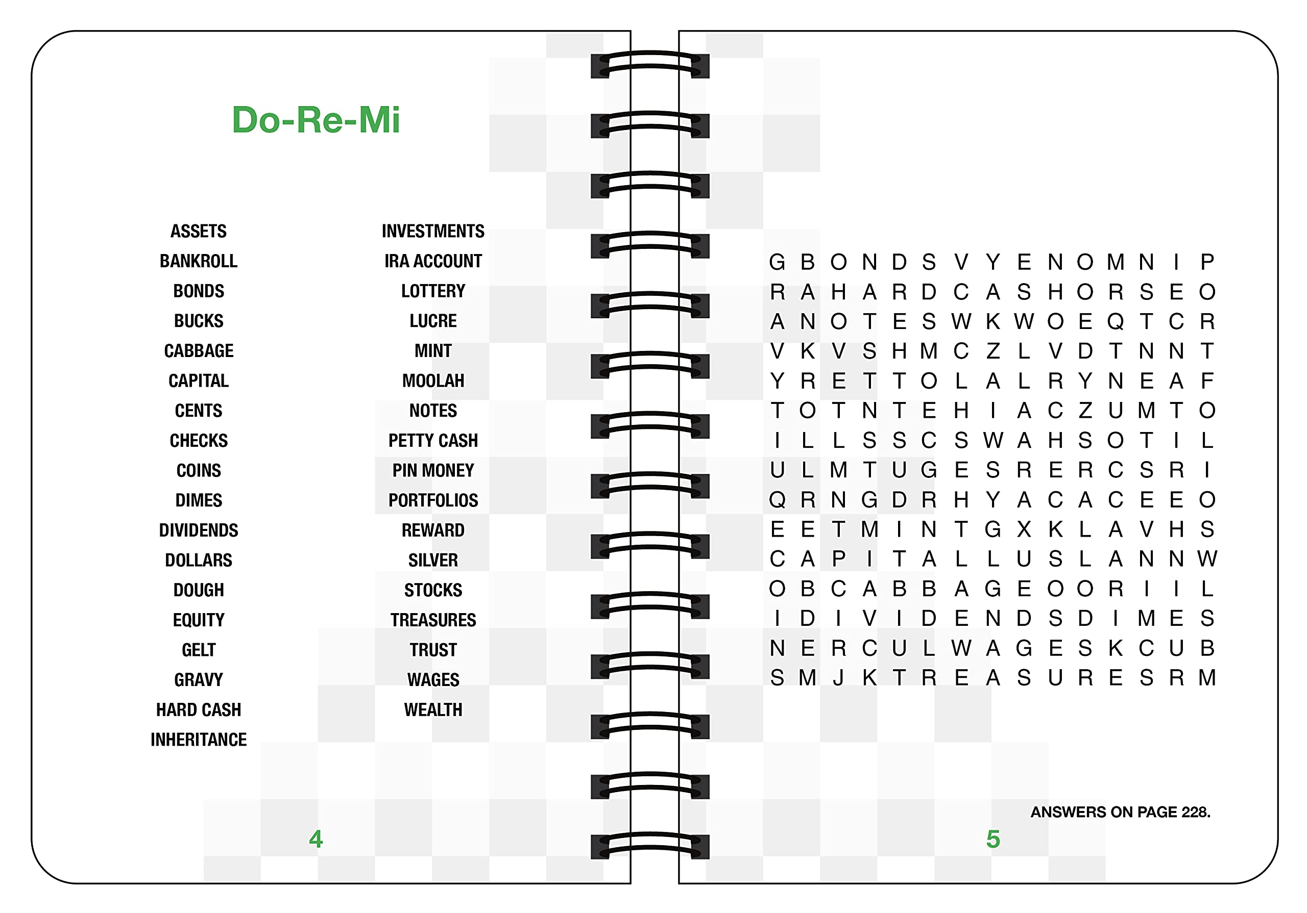 Brain Games - Portable Word Search Challenge Puzzle Book for Adults & Kids - Perfect for Travel, Road Trips & Relaxation