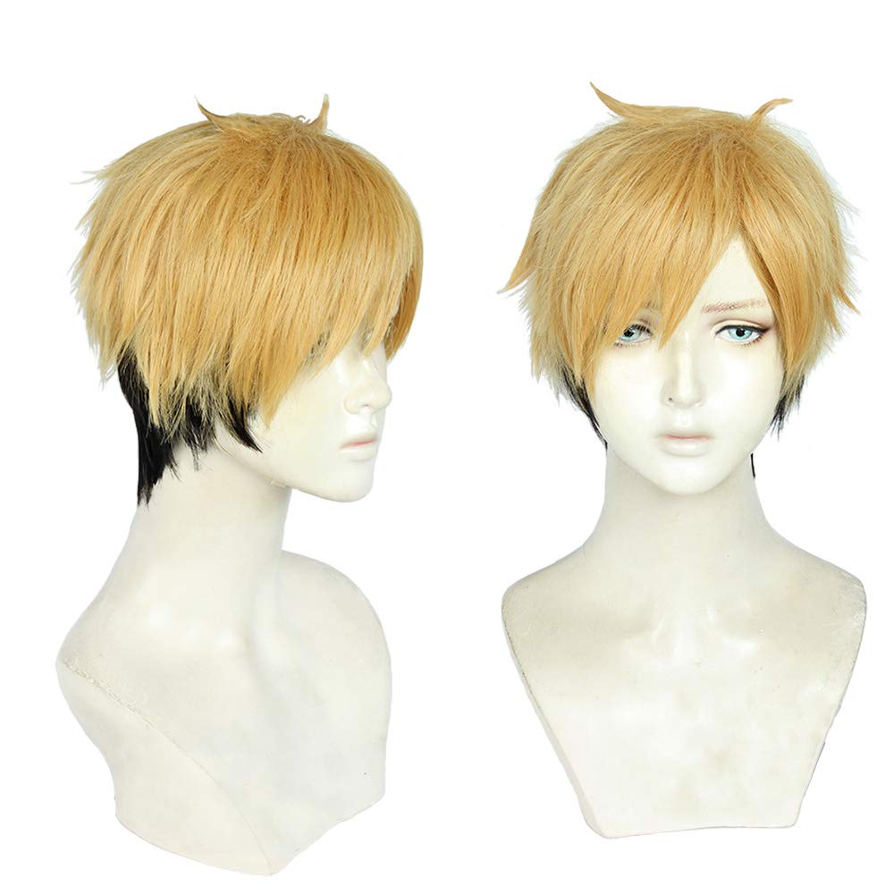 Miya Atsumu Anime Cosplay Wig - Haikyuu Volleyball Character Wig for Halloween, Cosplay, and Themed Parties - Perfect for Anime Conventions and Costume Events