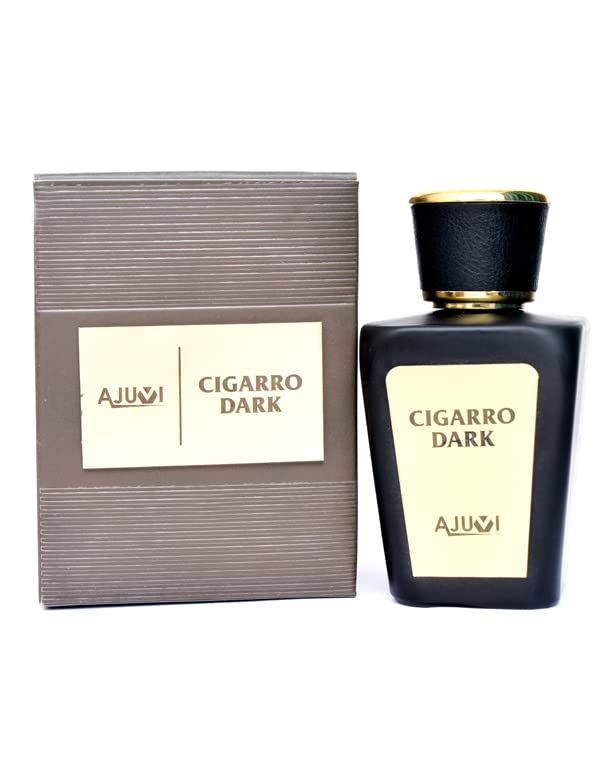 AJUVI Cigarro Dark Inspired By Dark Cigar (France) Long Lasting Perfume for Men - 3.4 oz Eau de Parfum Spray - Pack of 1 - Perfect for Date Night, Special Occasions & Evening Wear