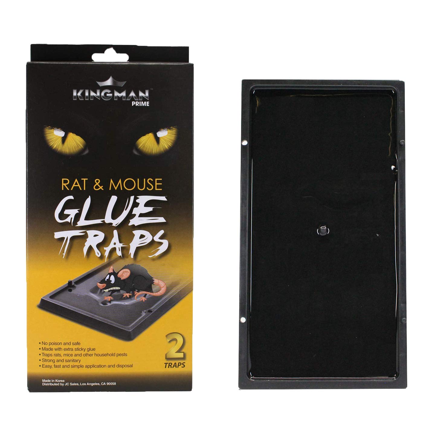 Medium Mouse Trap, Rat Trap, Glue Trap - Safe, Easy & Non-Toxic Rodent Control (96 Traps) - Ideal for Homes, Kitchens, Garages & Offices