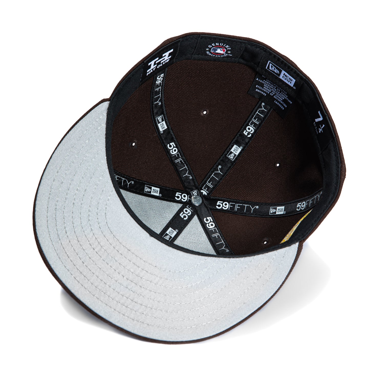 New Era 59Fifty San Diego Padres MLB Baseball Cap with Spring Training Patch - Brown Adjustable Snapback Hat for Men & Women | Game Day, Casual Wear & Sports Fan Gift