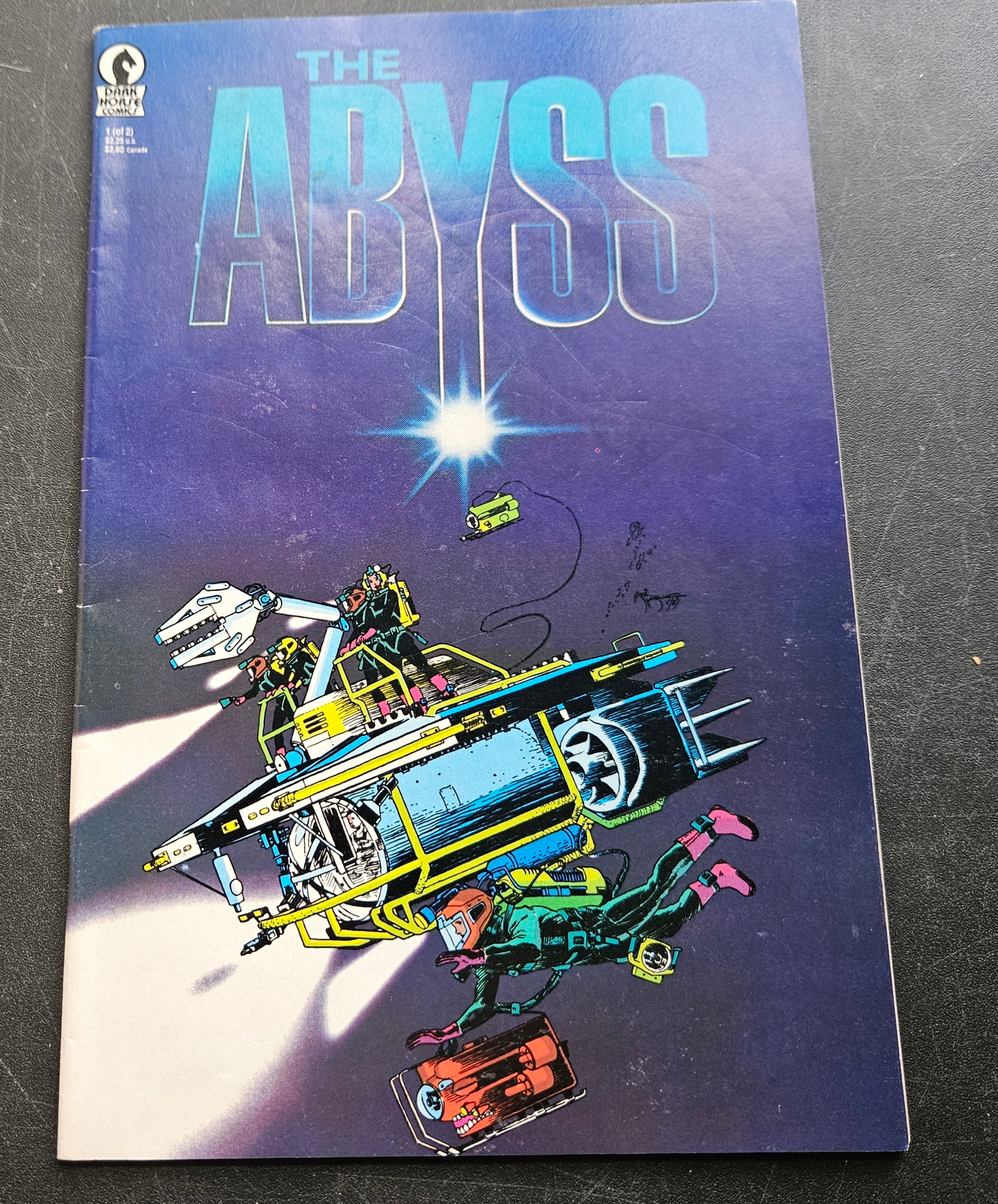 The Abyss #1 of 2 - June 1989 Dark Horse Comics Collectible Comic Book - Perfect for Superhero Fans & Comic Collectors