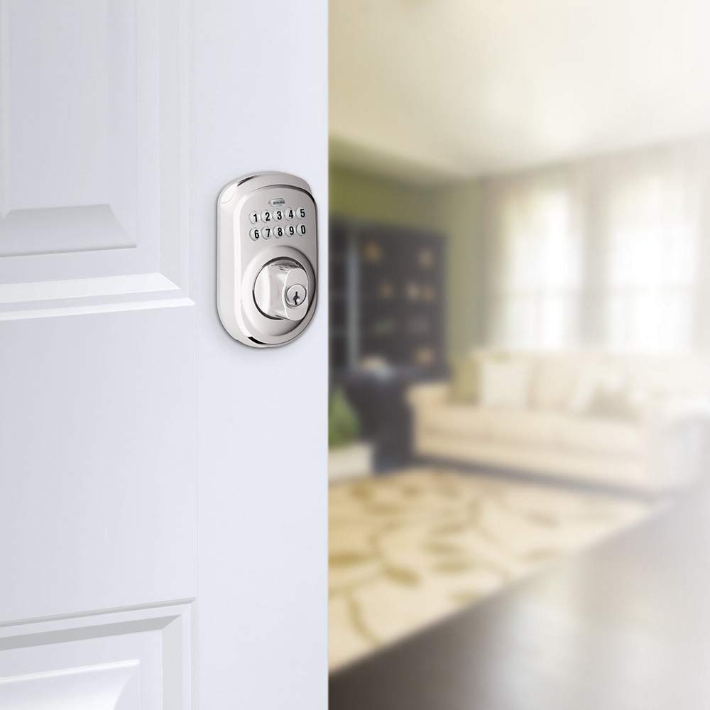 Smart Keypad Deadbolt Lock - Electronic Keyless Entry Door Lock for Home Security - Ideal for Front Doors, Back Doors & Apartments