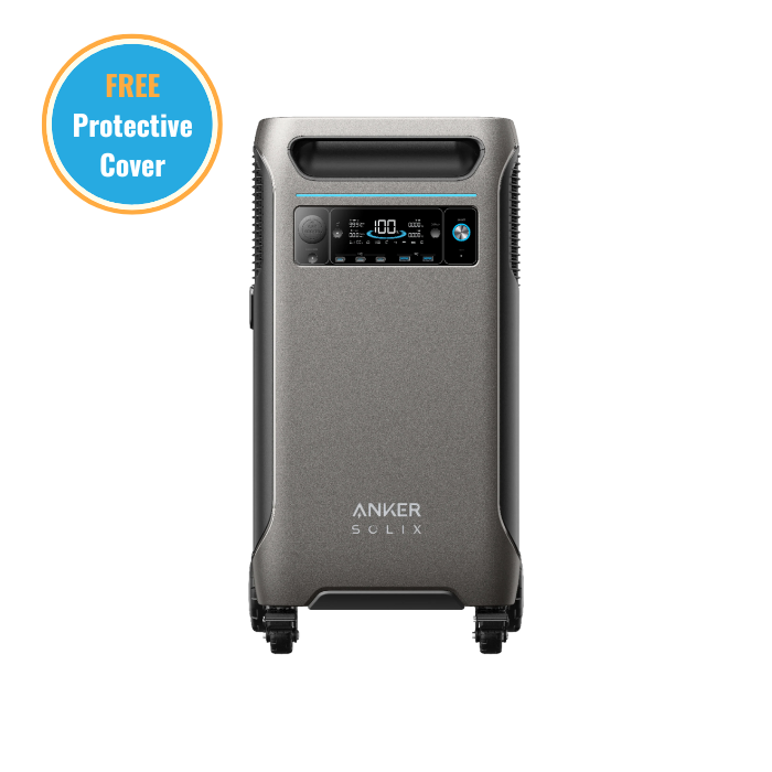 Anker SOLIX F3800 Portable Power Station 1500W 1536Wh Solar Generator for Camping, RV, Emergencies & Outdoor Adventures - Fast Charging, Quiet & Reliable Backup Power Supply