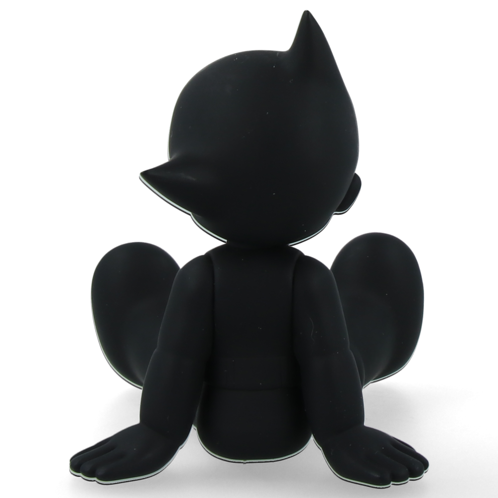 Astro Boy Sitting PVC Figure (Black) - Collectible Anime Toy for Display, Gift, and Home Decor