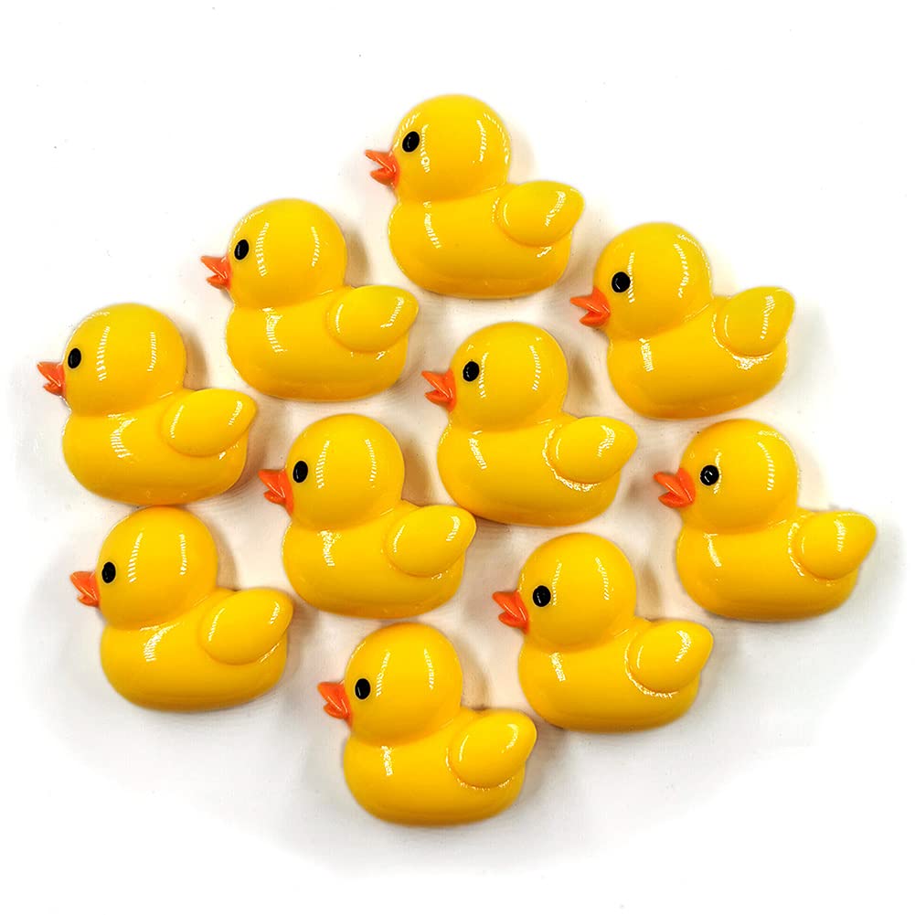 10pcs Yellow Duck Fridge Magnets - Cute Refrigerator Decor, Small Magnetic Message Board for Kitchen, Home & Office - Perfect for Notes, Photos & Kids' Art Display