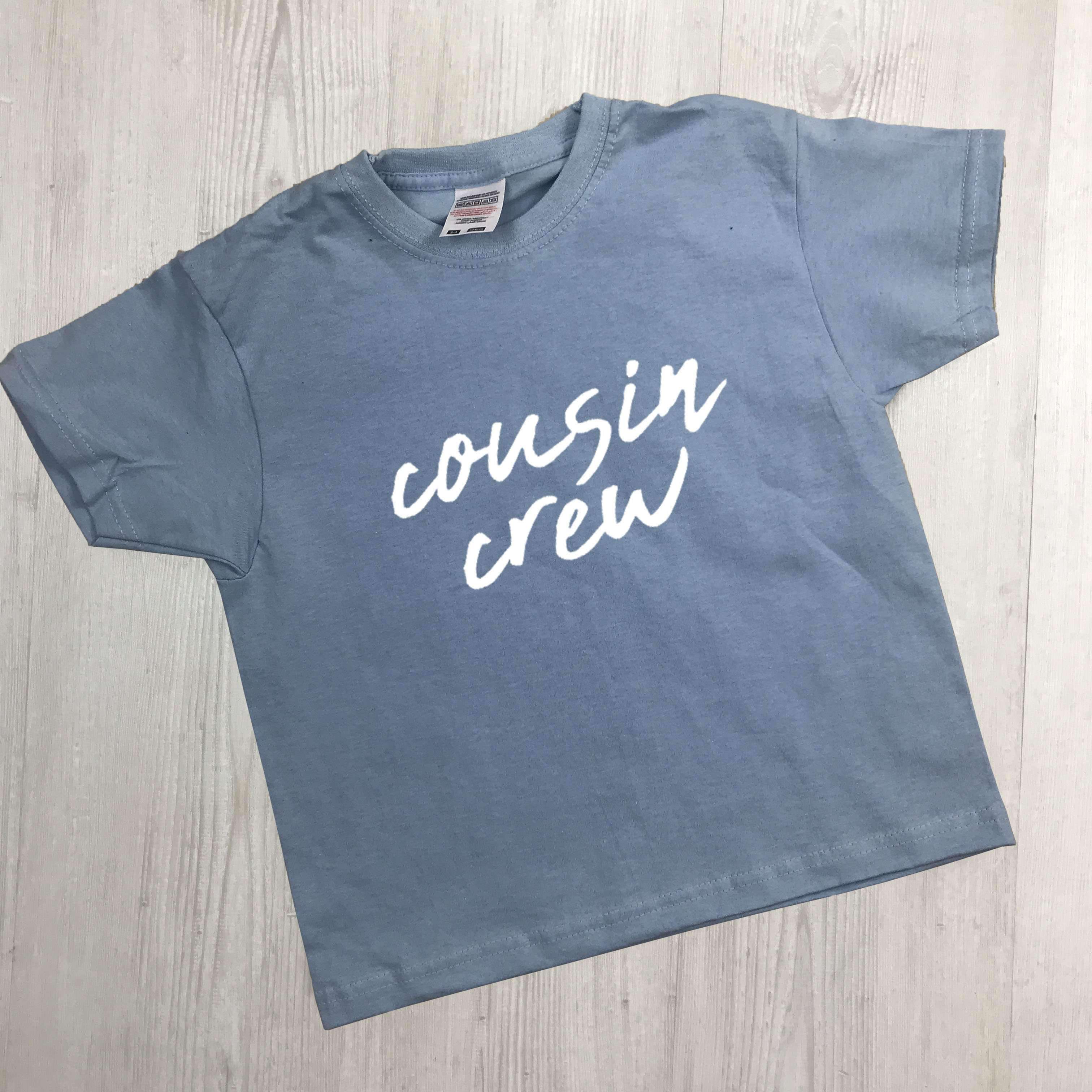 Cousin Crew Script Tees 00 (MRK X) - Trendy Graphic T-Shirts for Men & Women - Perfect for Casual Wear, Street Style & Everyday Outfits