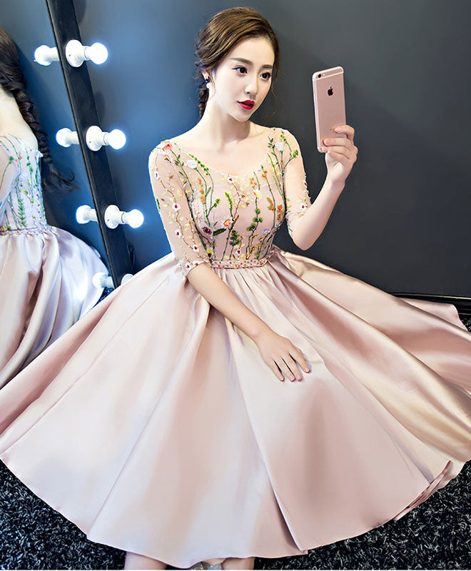 Elegant Black A-Line Short Prom Dress & Pink Evening Gown - Perfect for Homecoming, Cocktail Parties & Formal Events