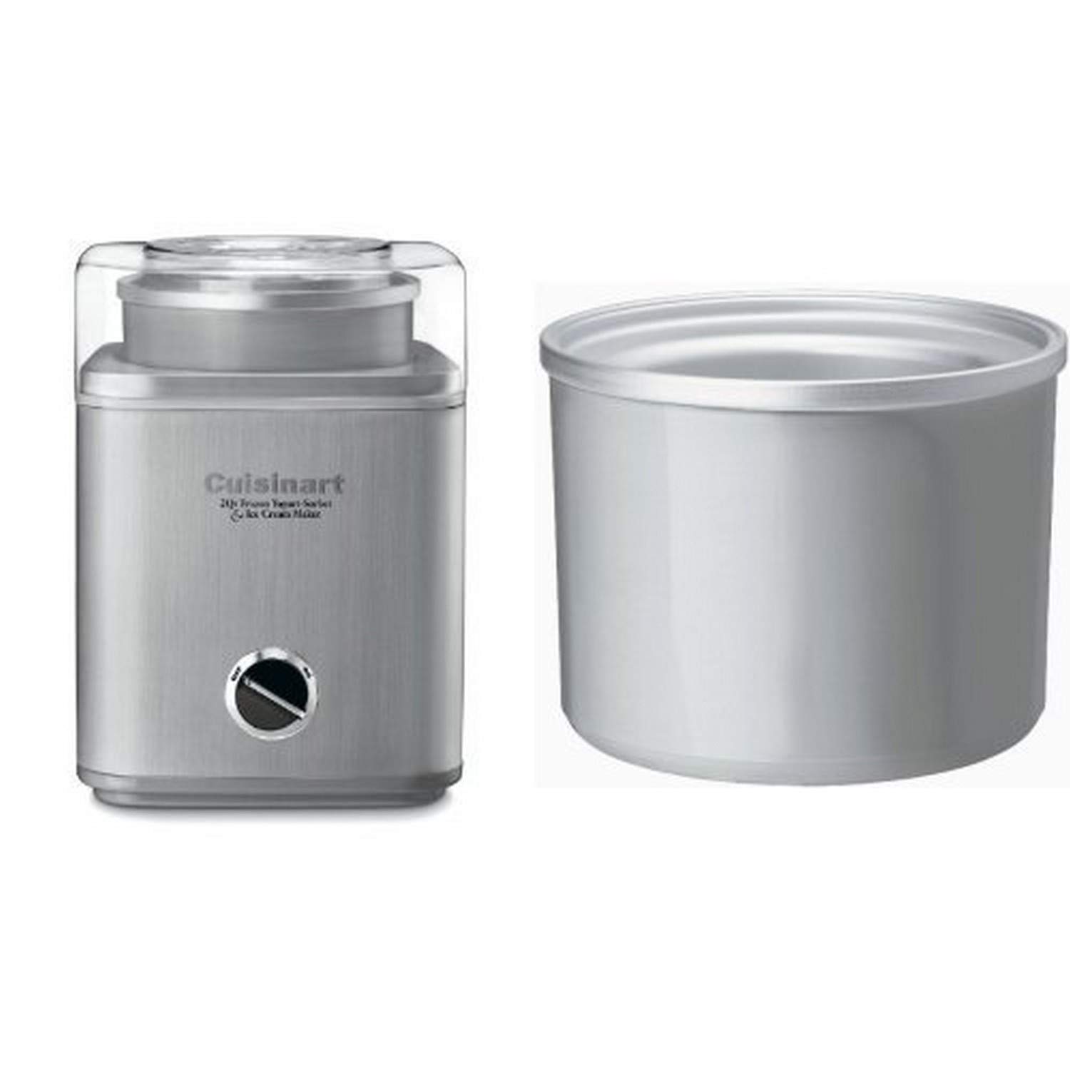 Cuisinart ICE-30BC Automatic Frozen Yogurt & Ice Cream Maker with Freezer Bowl - Perfect for Homemade Gelato, Sorbet, and Dairy-Free Desserts (Great for Parties, Family Gatherings & Summer Treats)