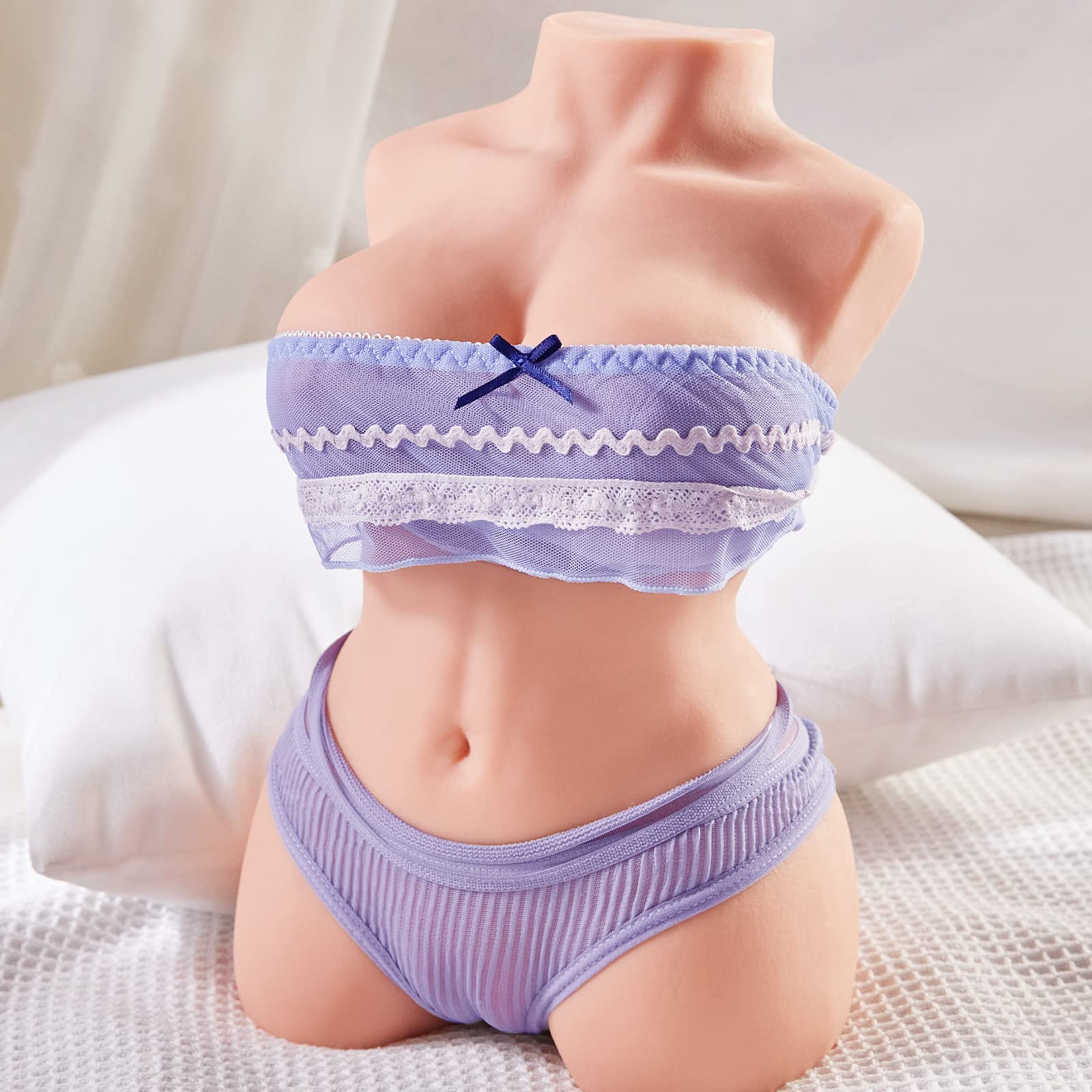 Realistic 11LB Male Masturbator Sex Doll with Torso & Large Breasts - Lifelike Vagina Anal & Breast Stimulation Toy for Men | Perfect for Solo Play, Couples Exploration & Discreet Pleasure at Home