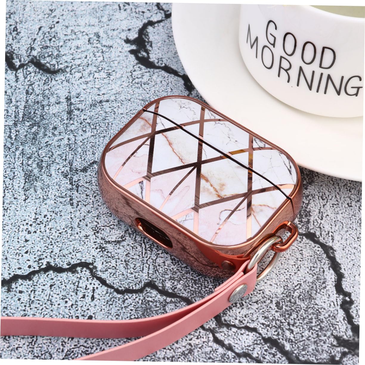 DOITOOL 1pc Headphone Protective Case - Electroplated Earphone Cover for AirPods, Wireless Earbuds - Durable & Stylish Storage for Travel, Gym, Work & Daily Use