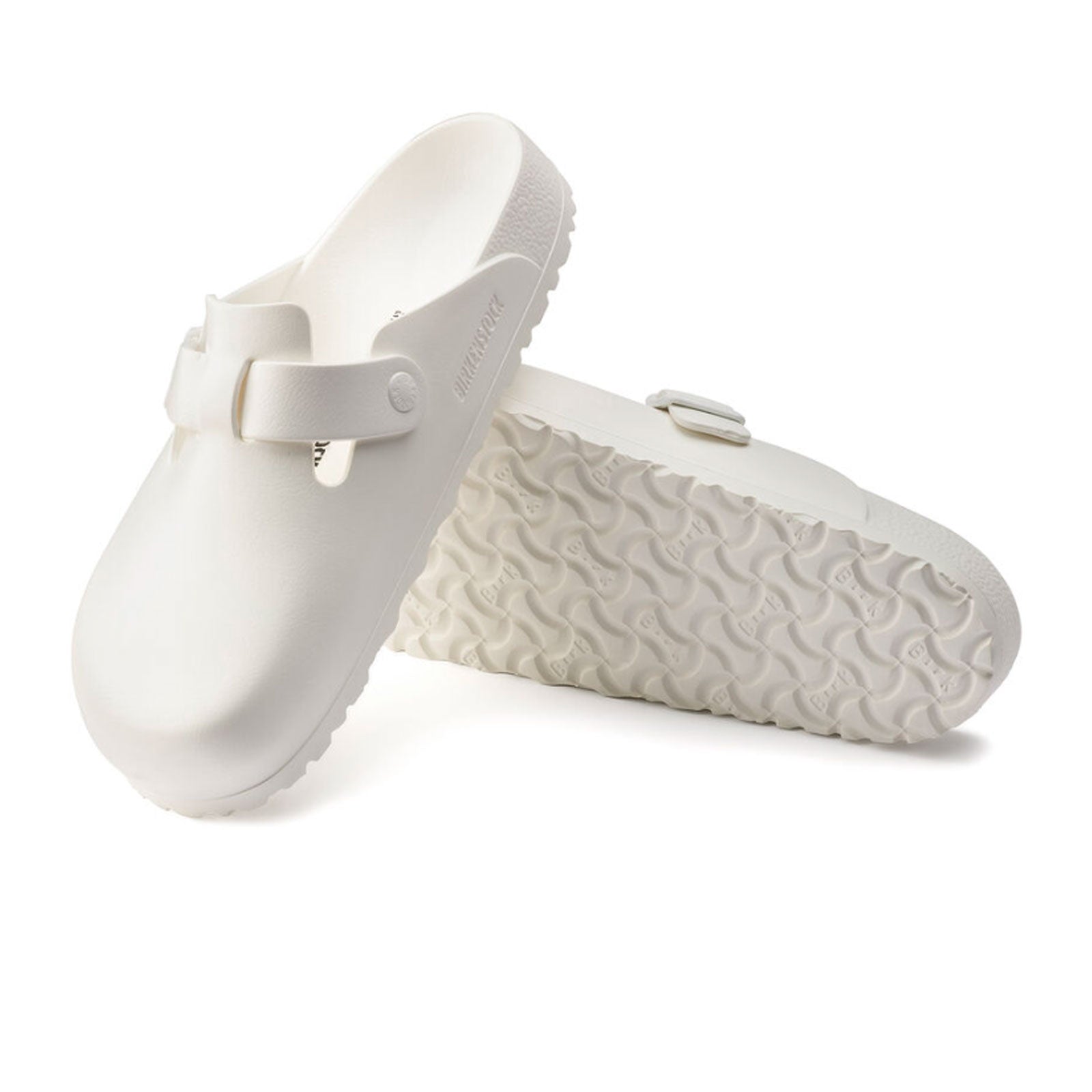 Birkenstock Boston EVA Narrow Clog for Women - Comfortable White Slip-On Shoes for Home, Office & Outdoor Wear